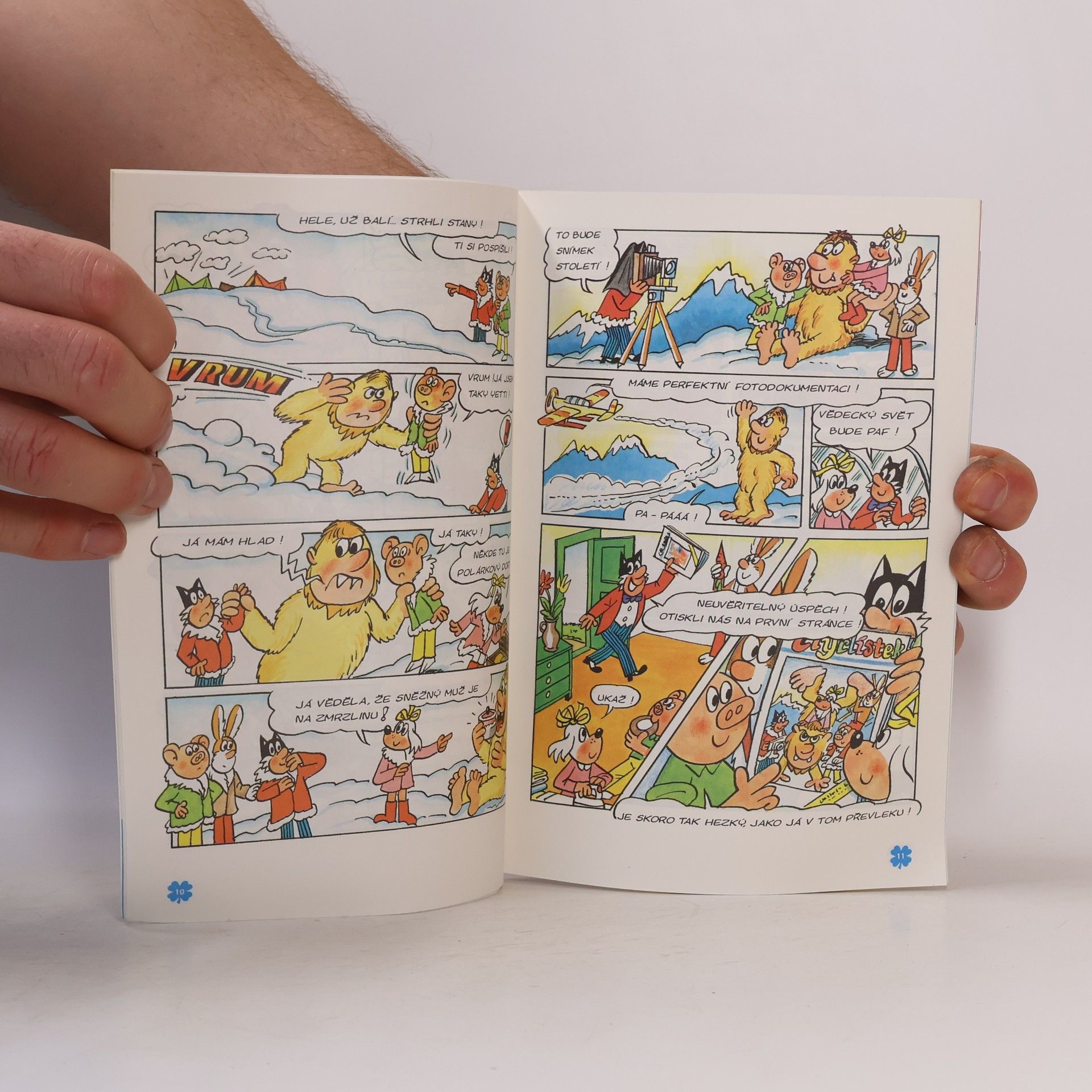 Kolektiv autorů Čtyřlístek 193. 3/1992. Pozor, Yetti