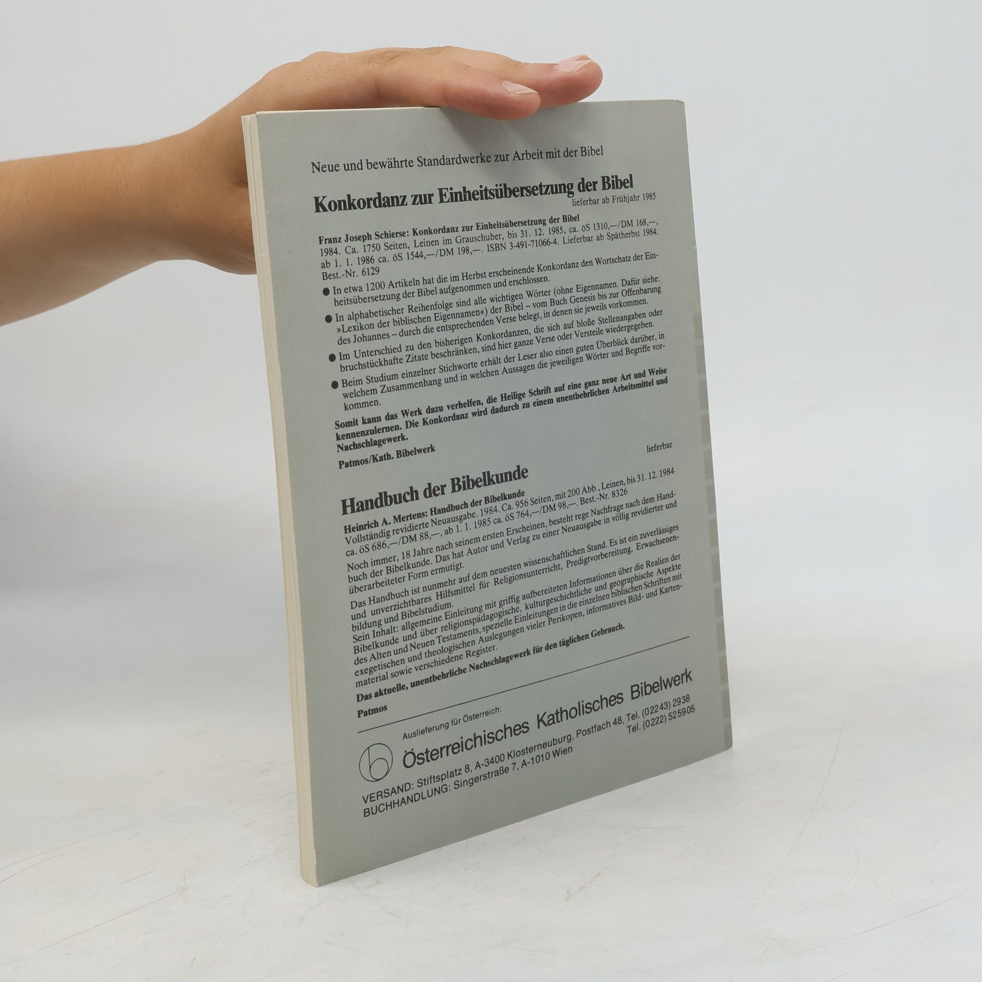 Autorenkollektiv Bibel und Liturgie 4/84