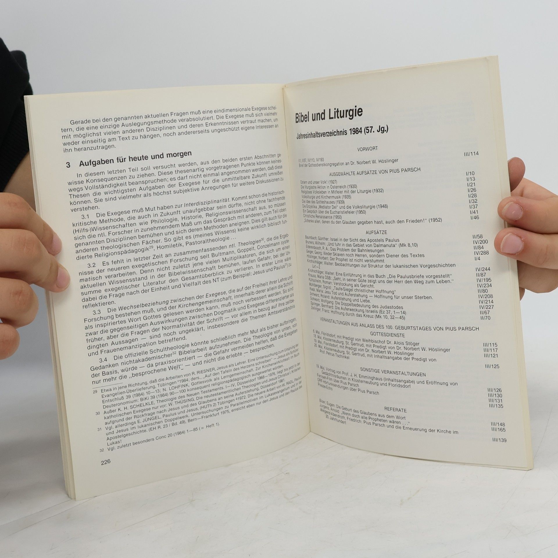 Autorenkollektiv Bibel und Liturgie 4/84