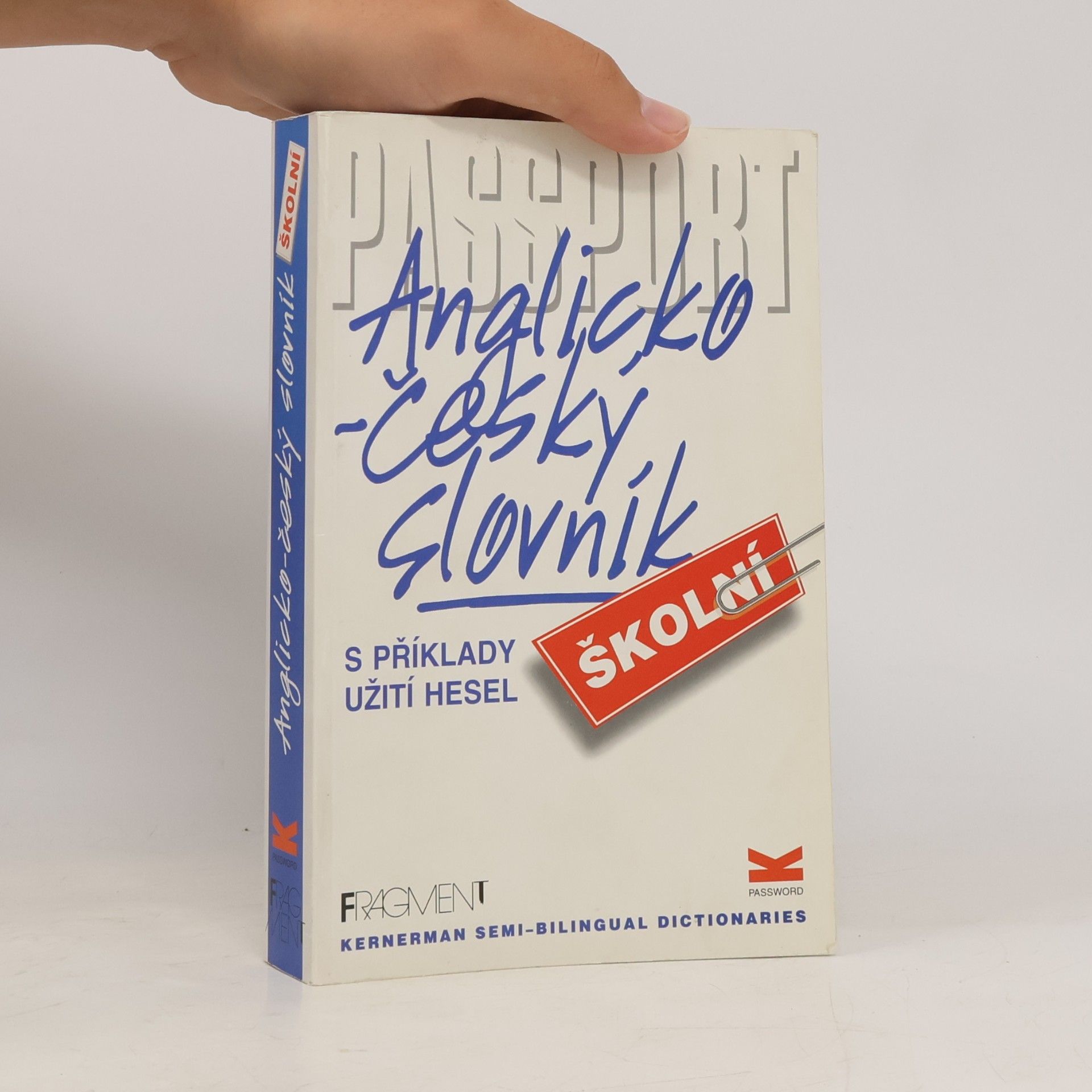 Jarmila Jurečková Anglicko-český školní slovník s příklady užití hesel