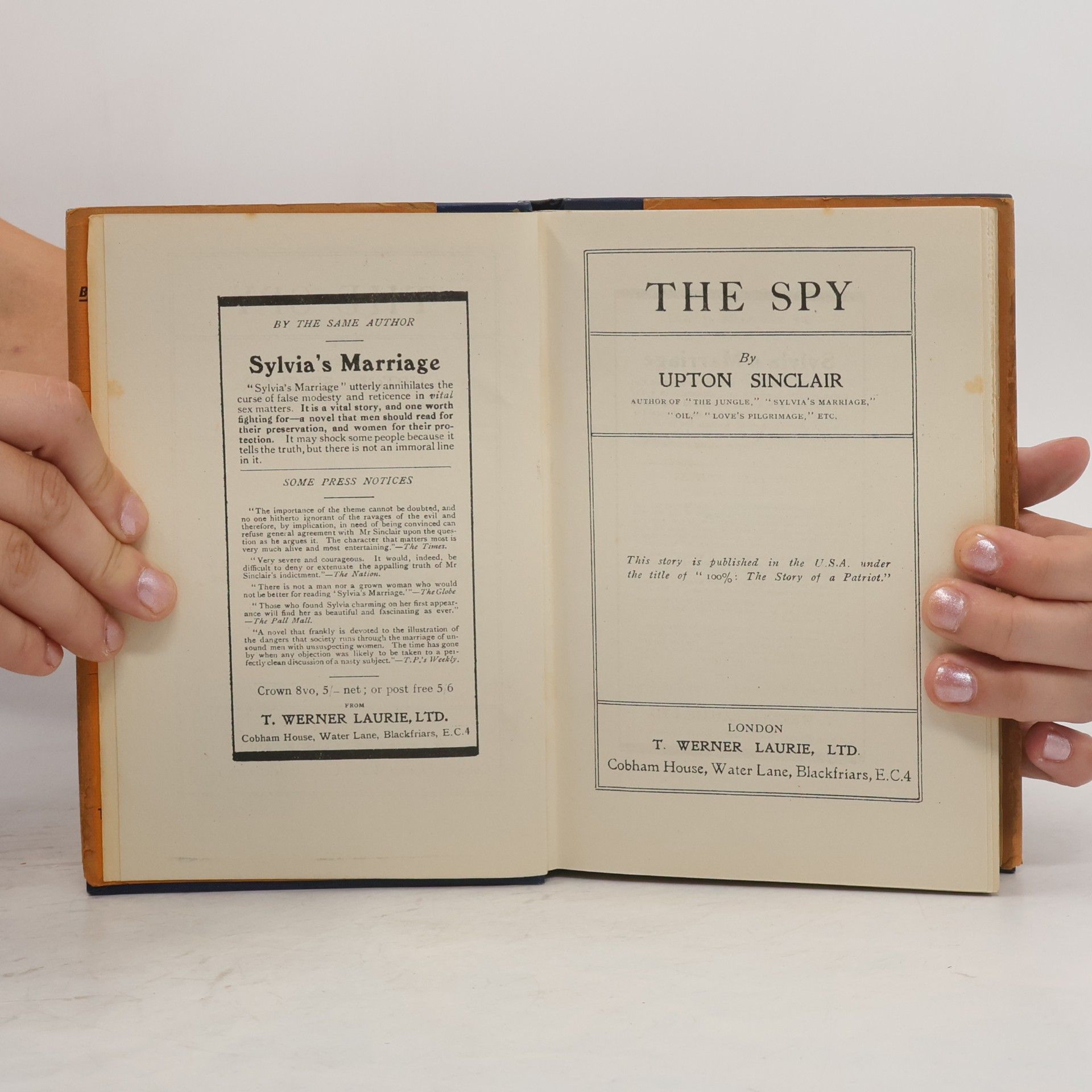 Upton Sinclair The Spy