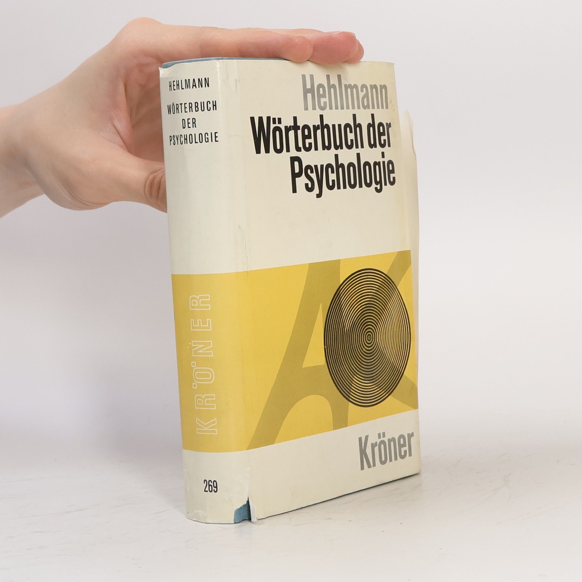 Wilhelm Hehlmann Wörterbuch der Psychologie
