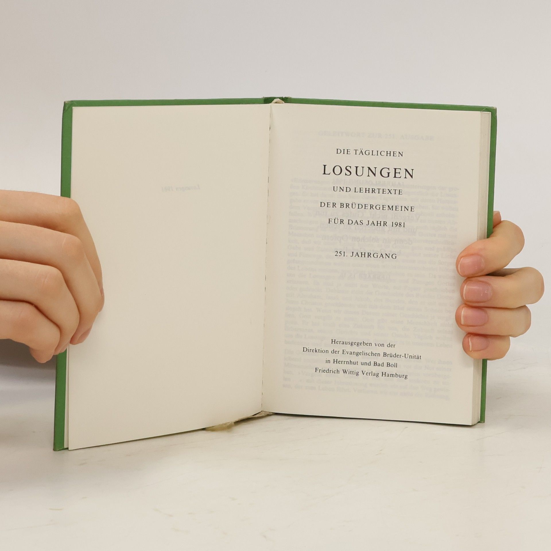 Autorenkollektiv Losungen 1981