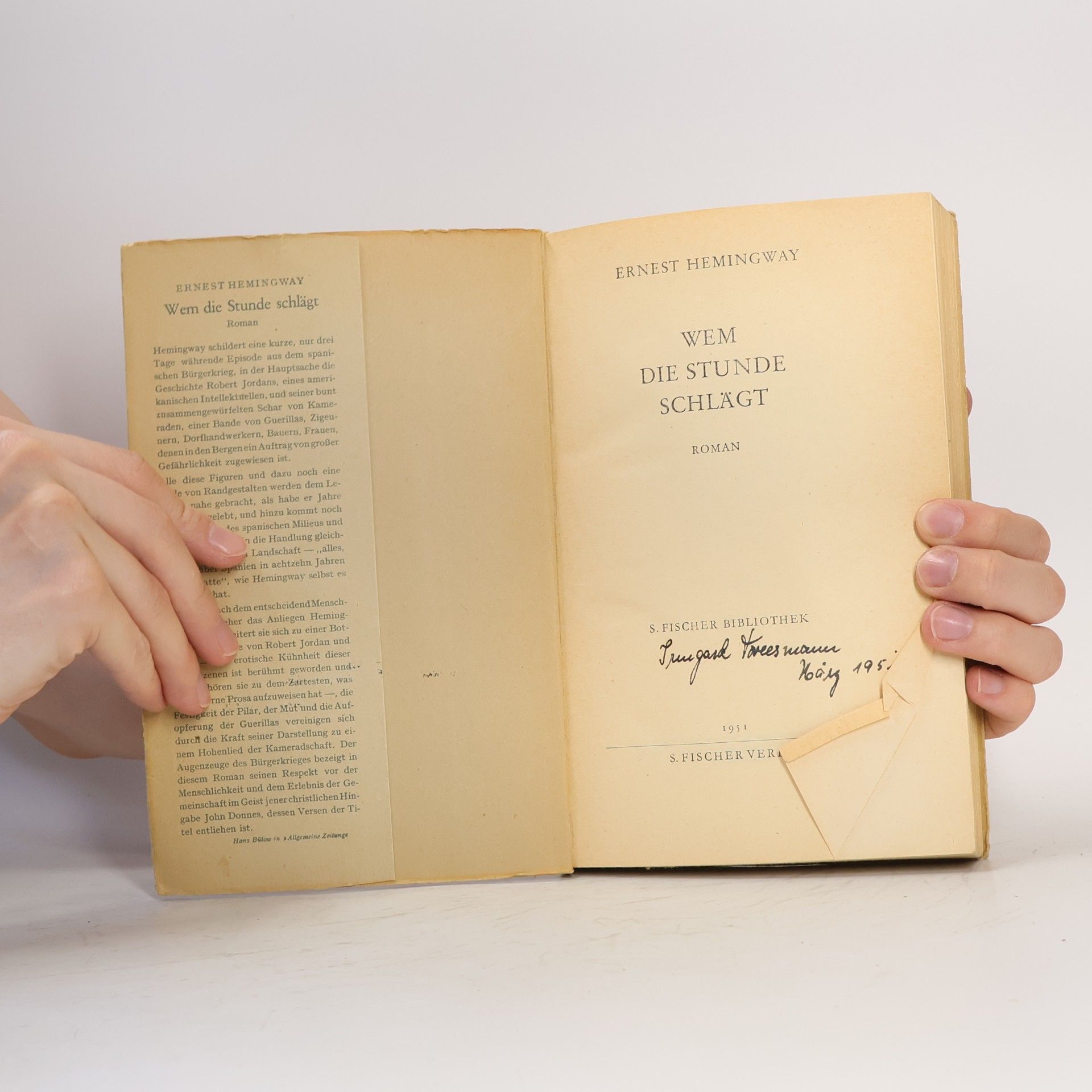 Ernest Hemingway Wem die Stunde schlägt