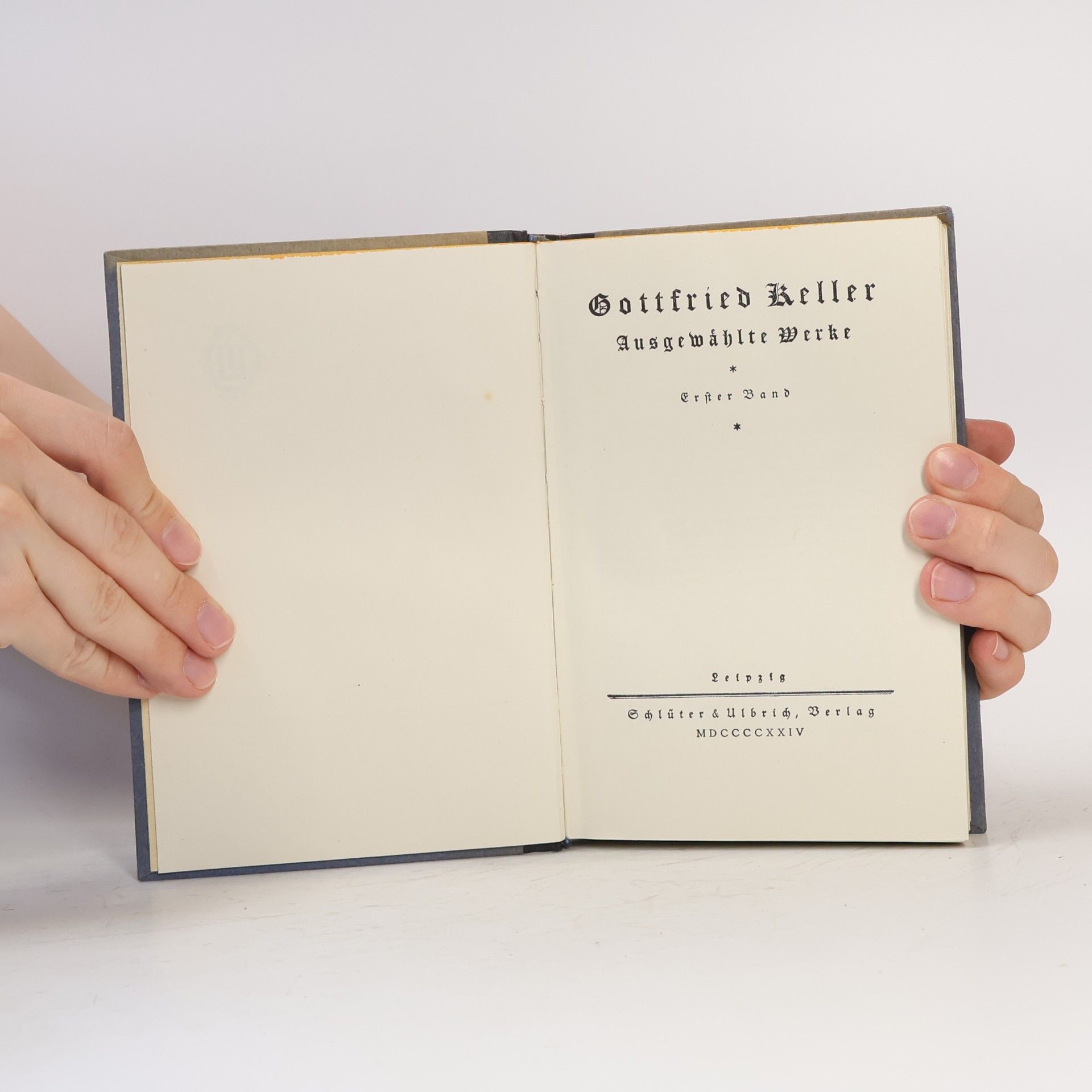 Gottfried Keller Ausgewählte Werke 1
