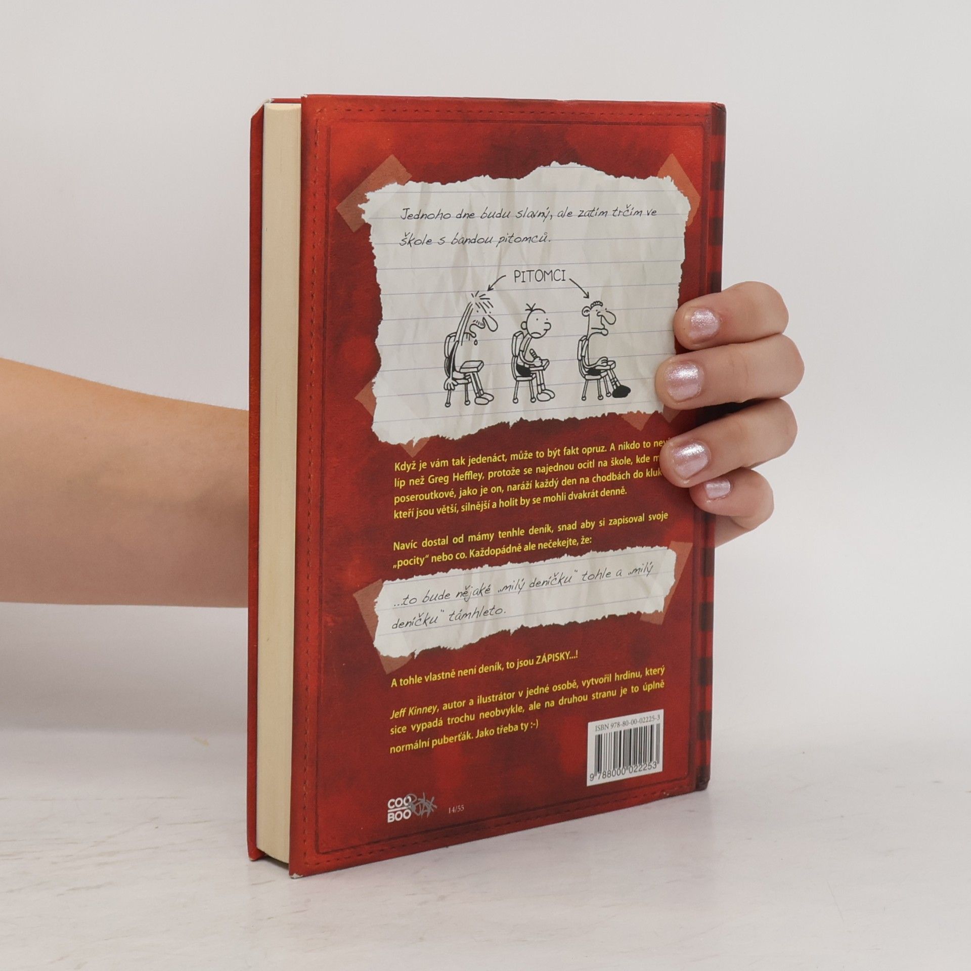 Jeff Kinney Deník malého poseroutky 1