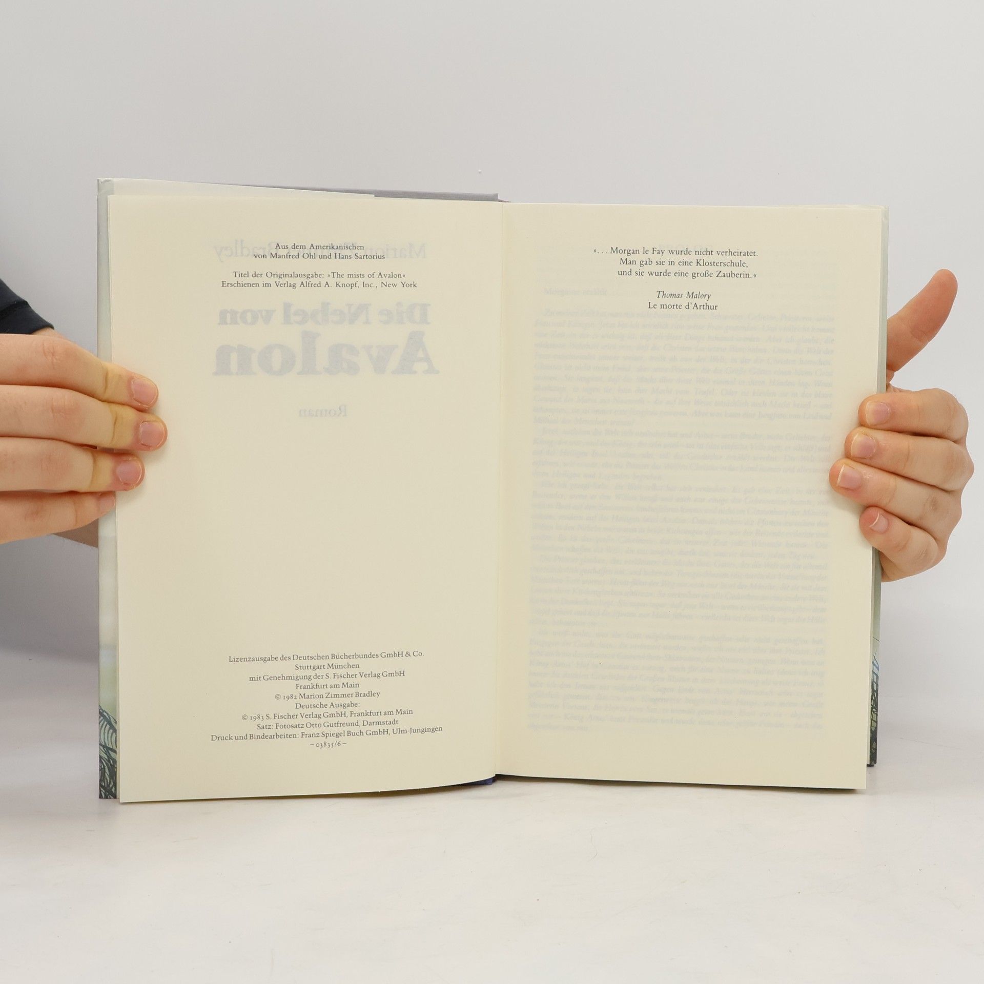 Marion Zimmer Bradley Die Nebel von Avalon