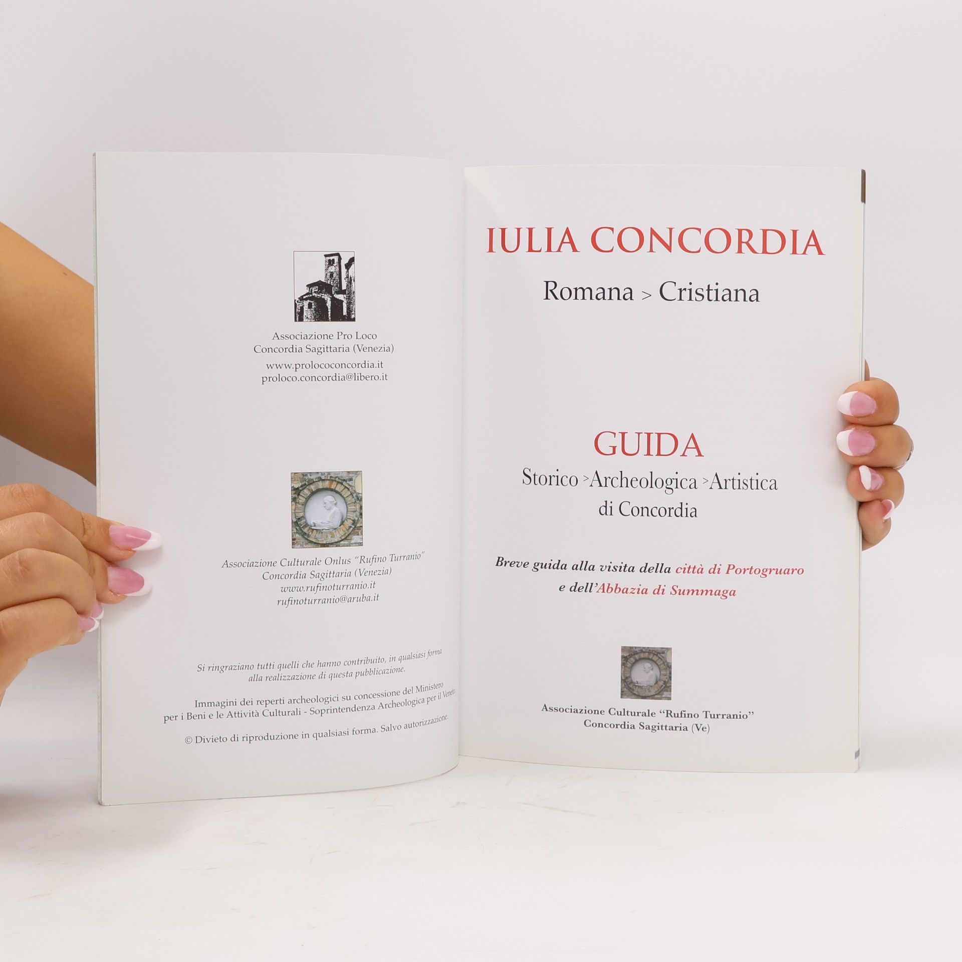 Autores varios Iulia Concordia. Guida