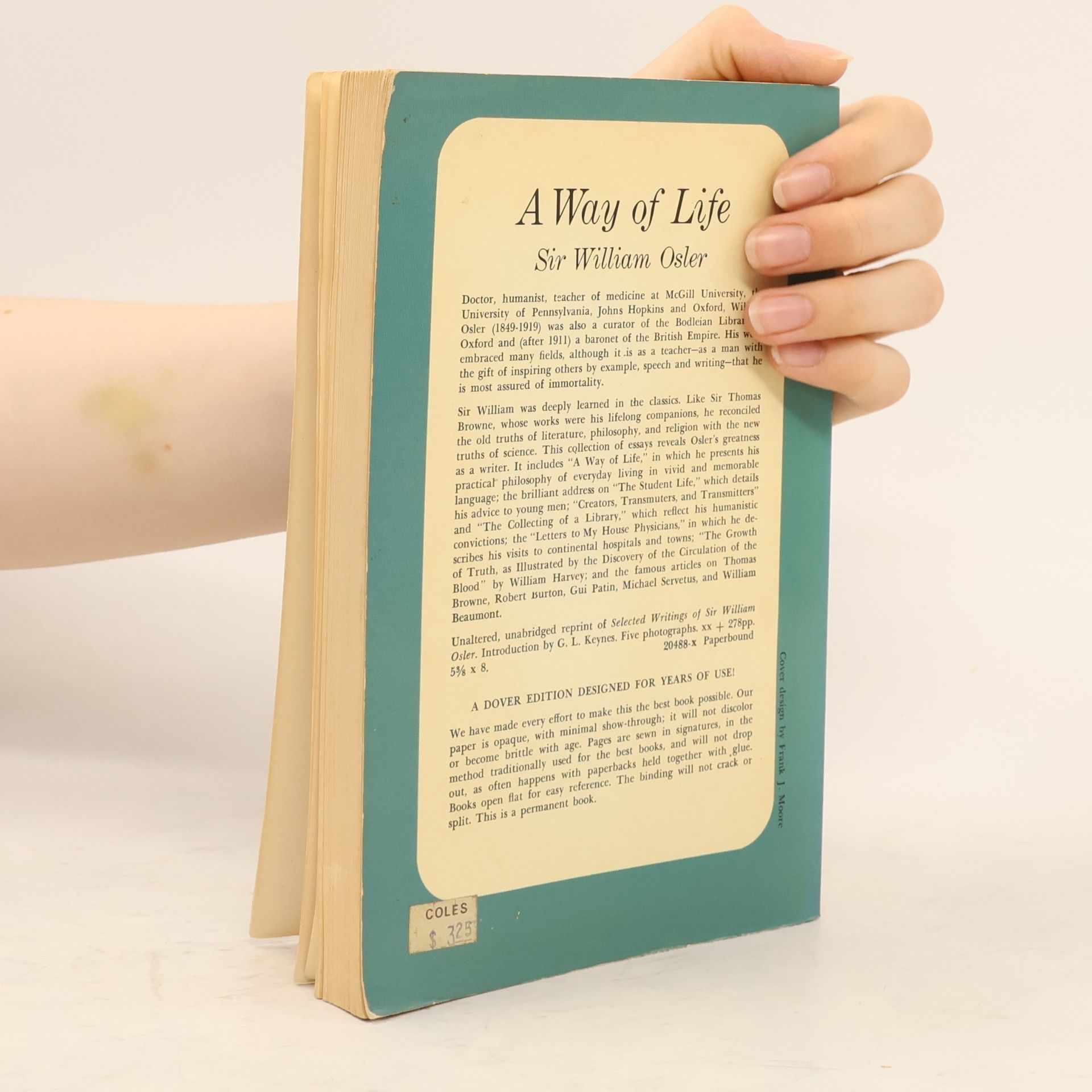 William Osler A Way of Life