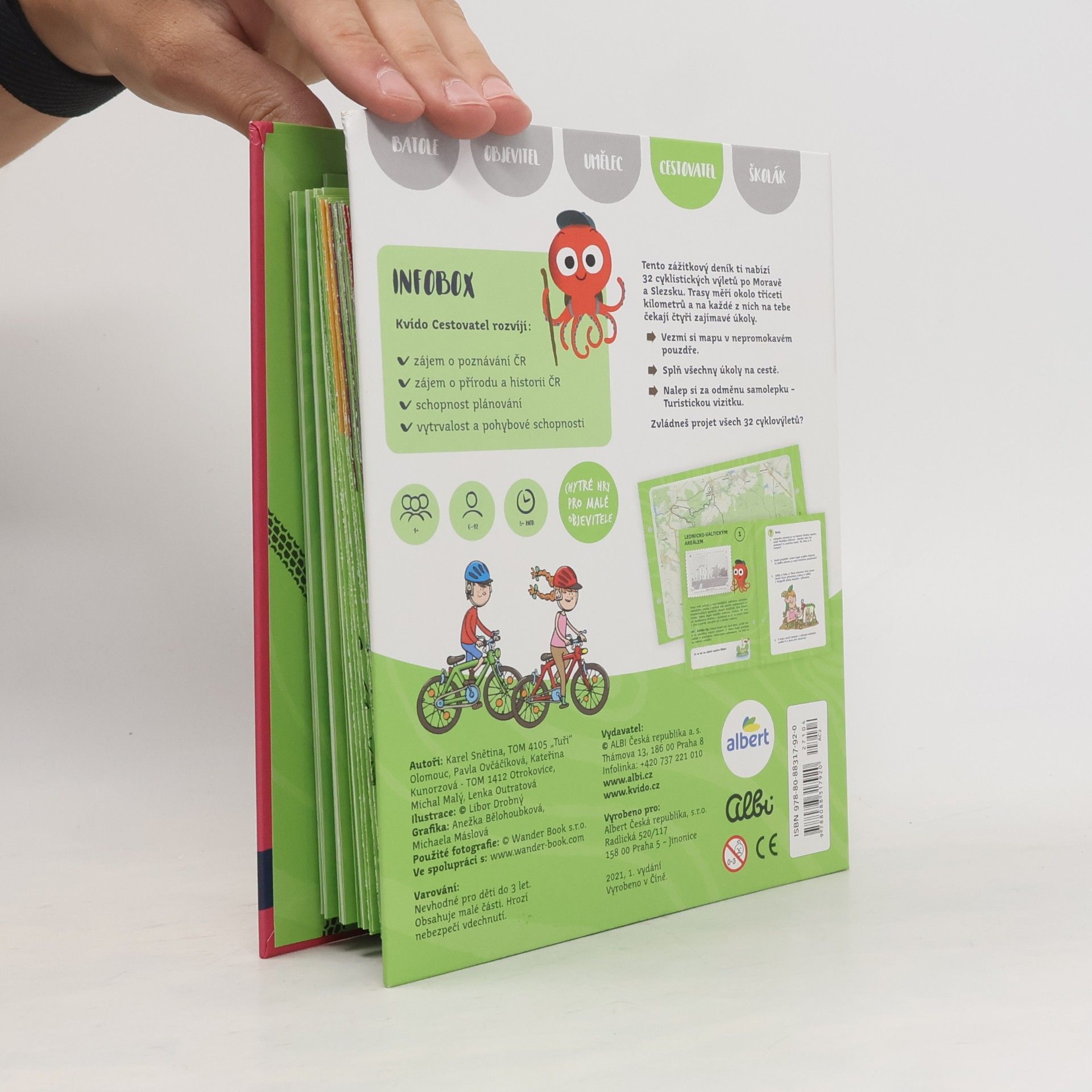 Various authors Cyklovýlety zážitkový deník: Morava a Slezsko