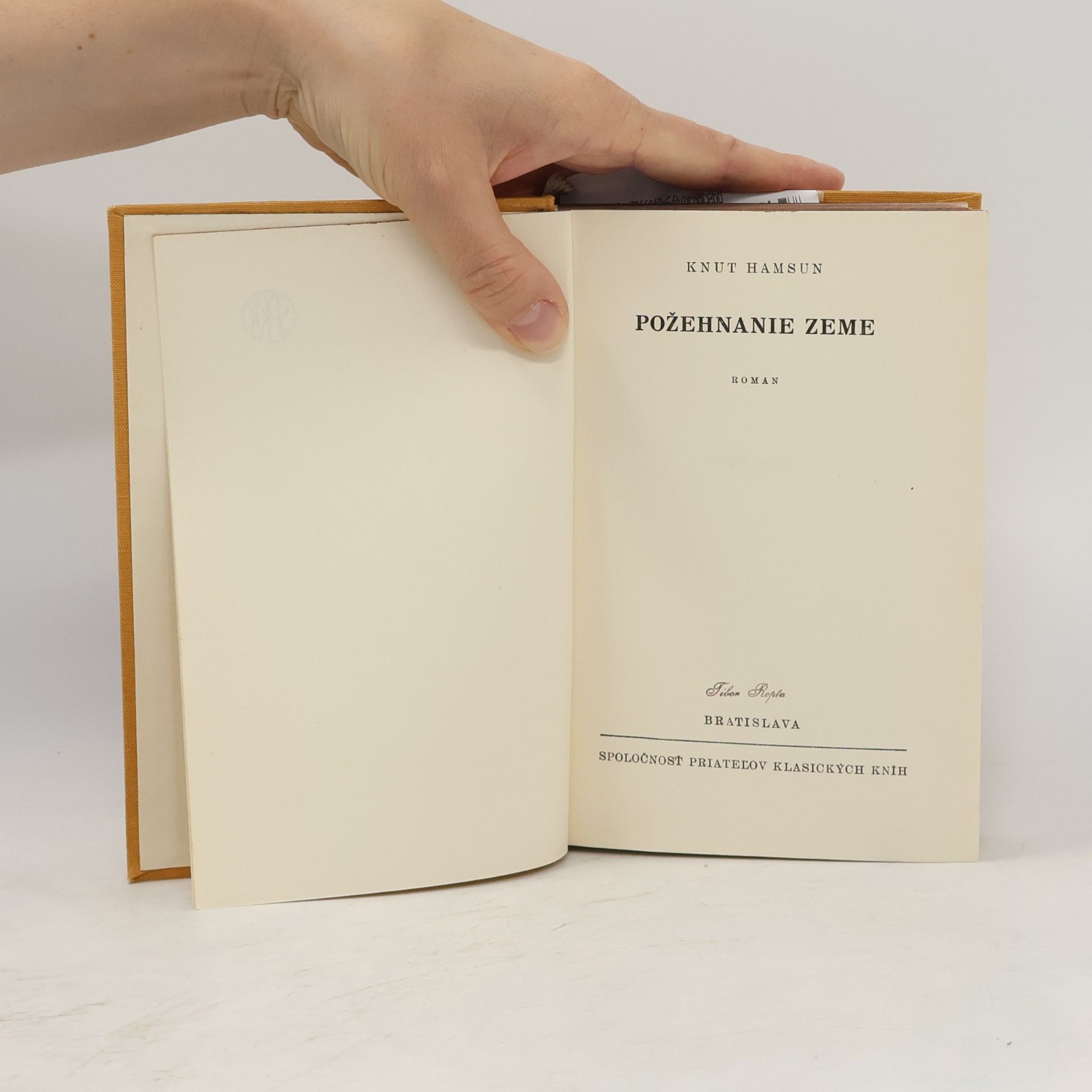 Knut Hamsun Požehnanie zeme