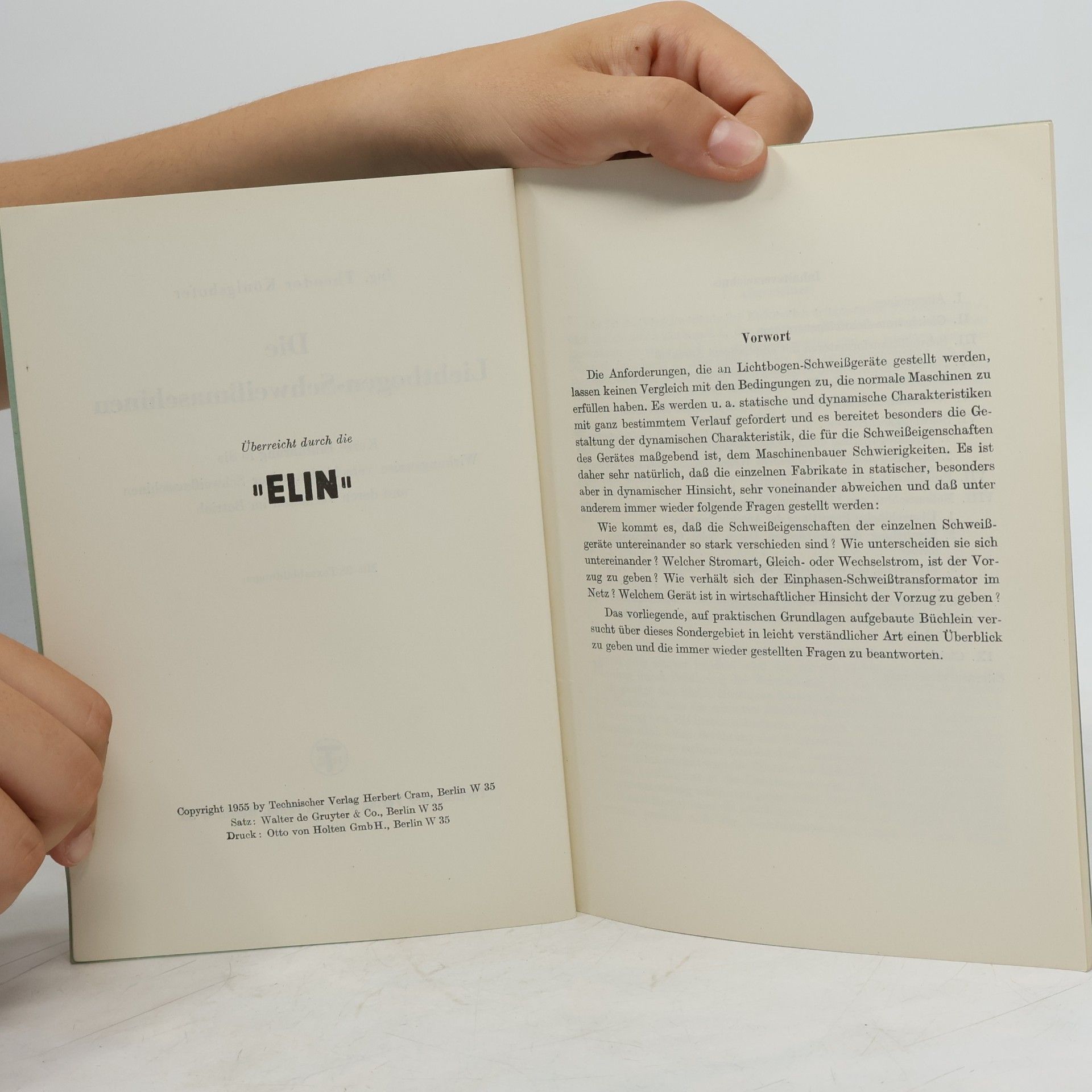 Theodor Königshofer Die Lichtbogen-Schweissmaschinen