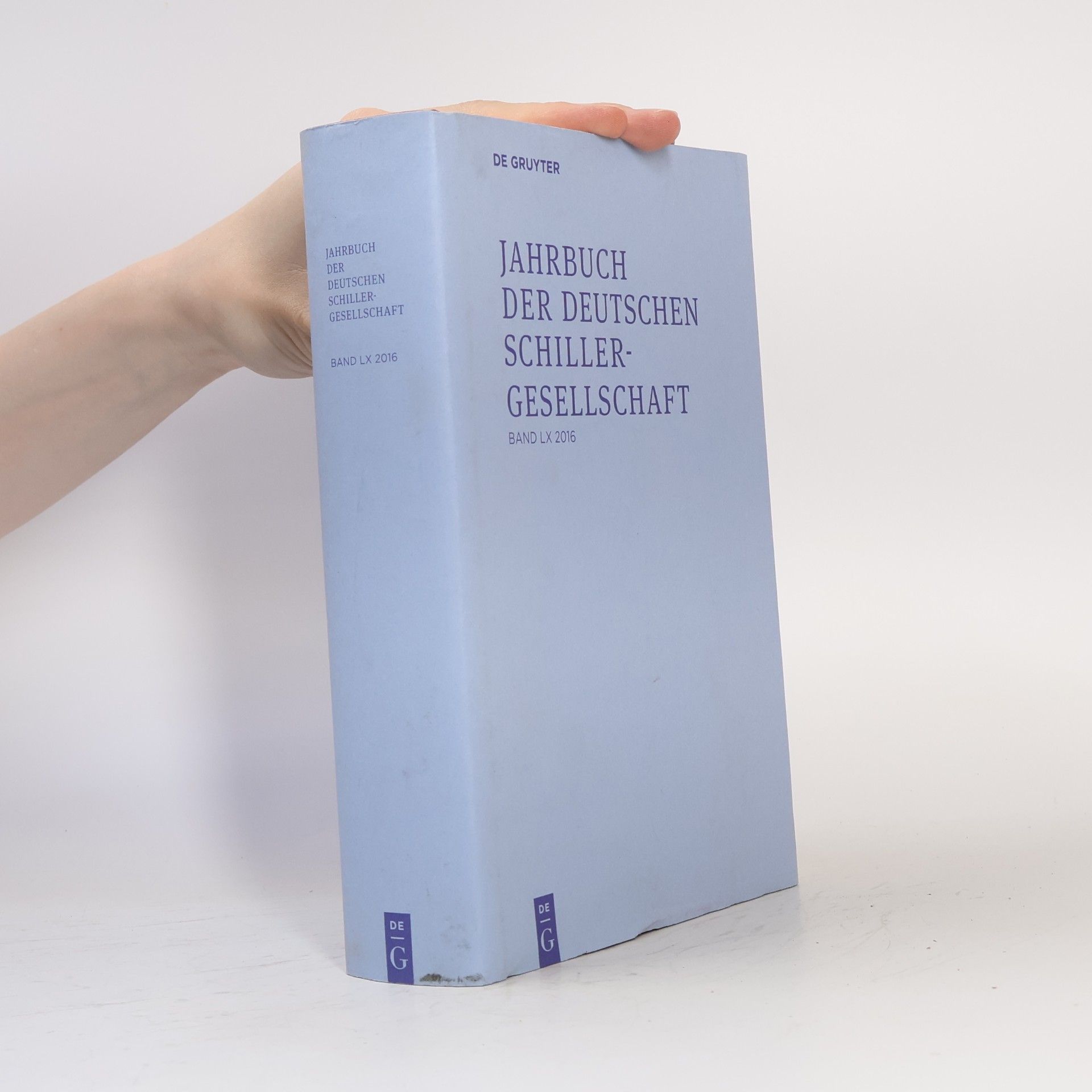 Jahrbuch der Deutschen Schillergesellschaft 2016
