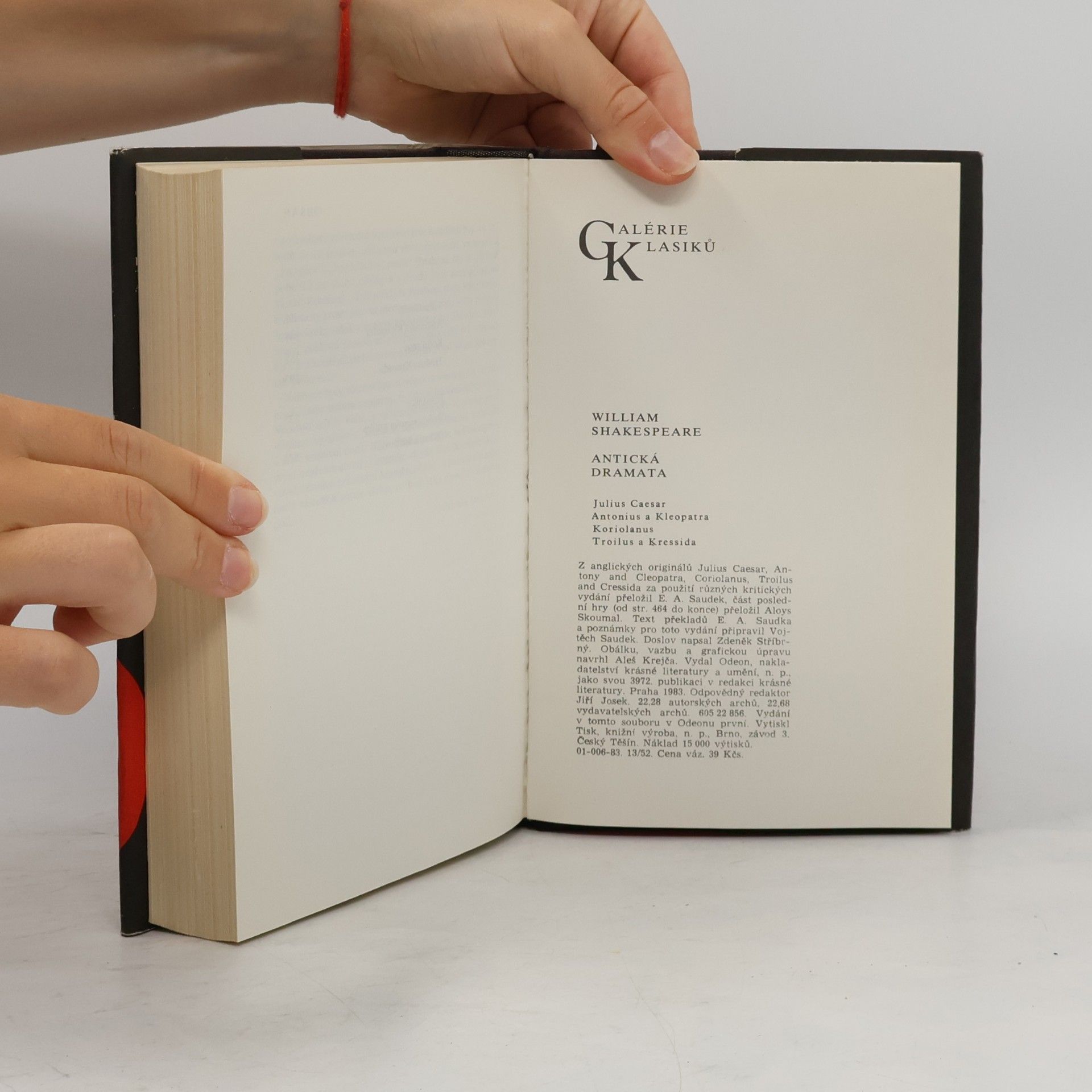 William Shakespeare Antická dramata