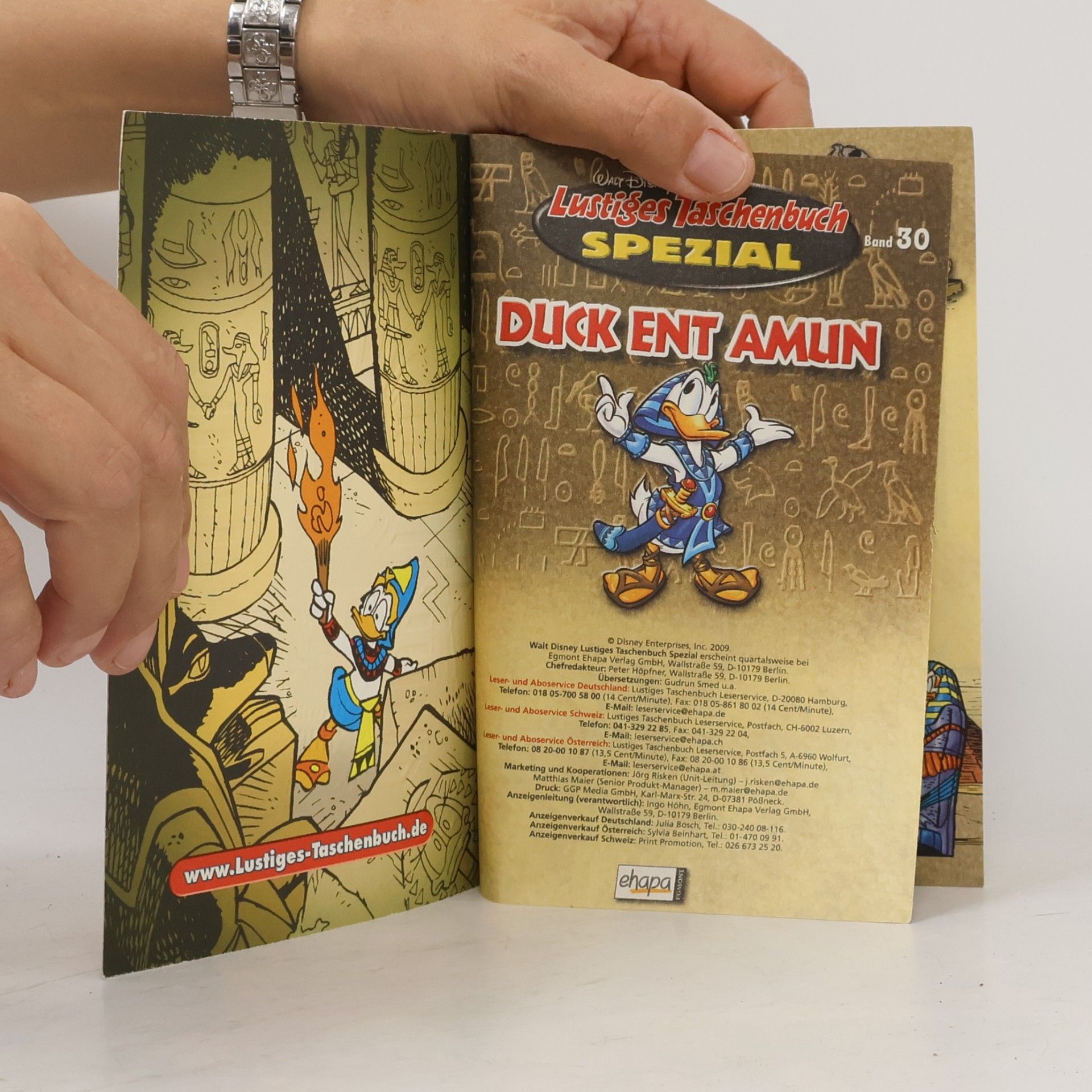 Walt Disney Lustiges Taschenbuch Spezial 30. Duck Ent Amun
