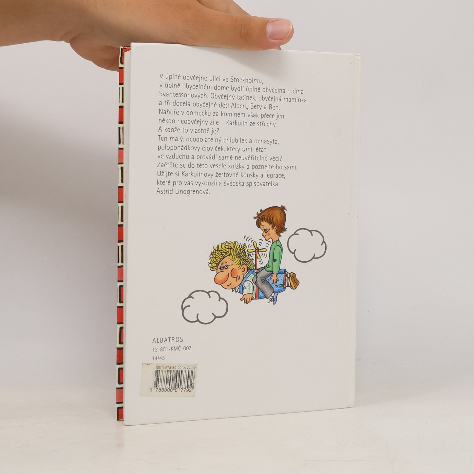 Astrid Lindgren Karkulín ze střechy