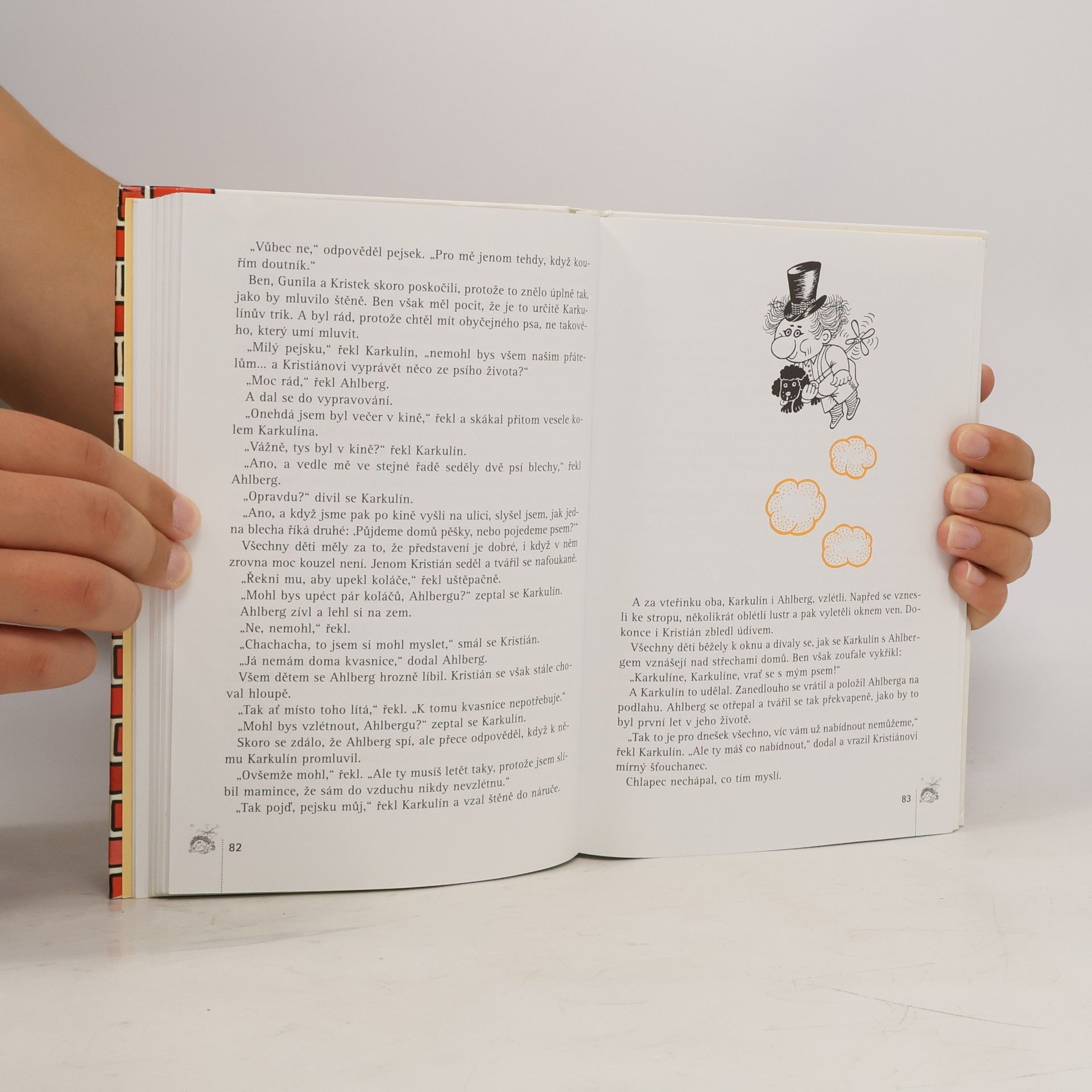 Astrid Lindgren Karkulín ze střechy