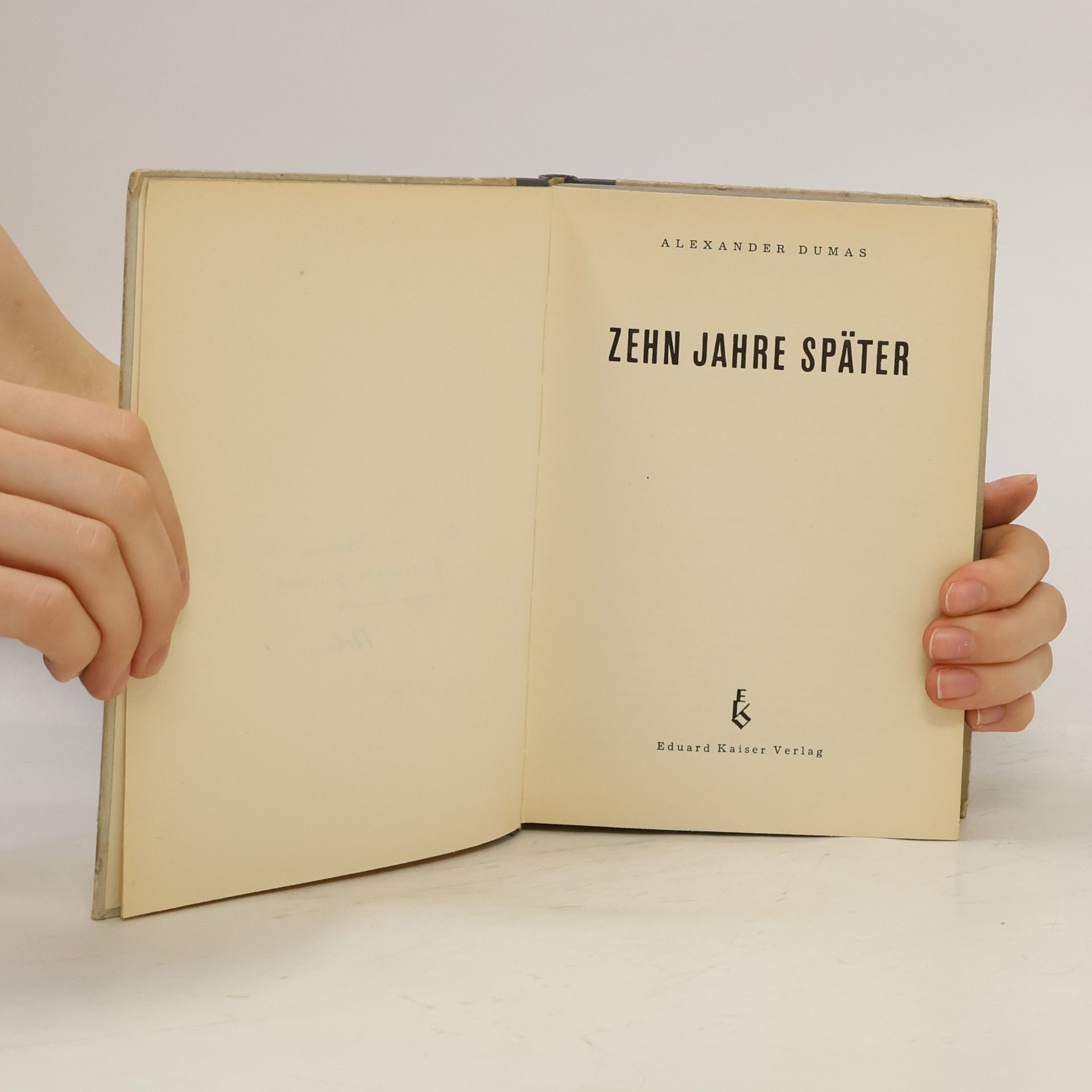 Alexandre Dumas der Ältere Zehn Jahre Später