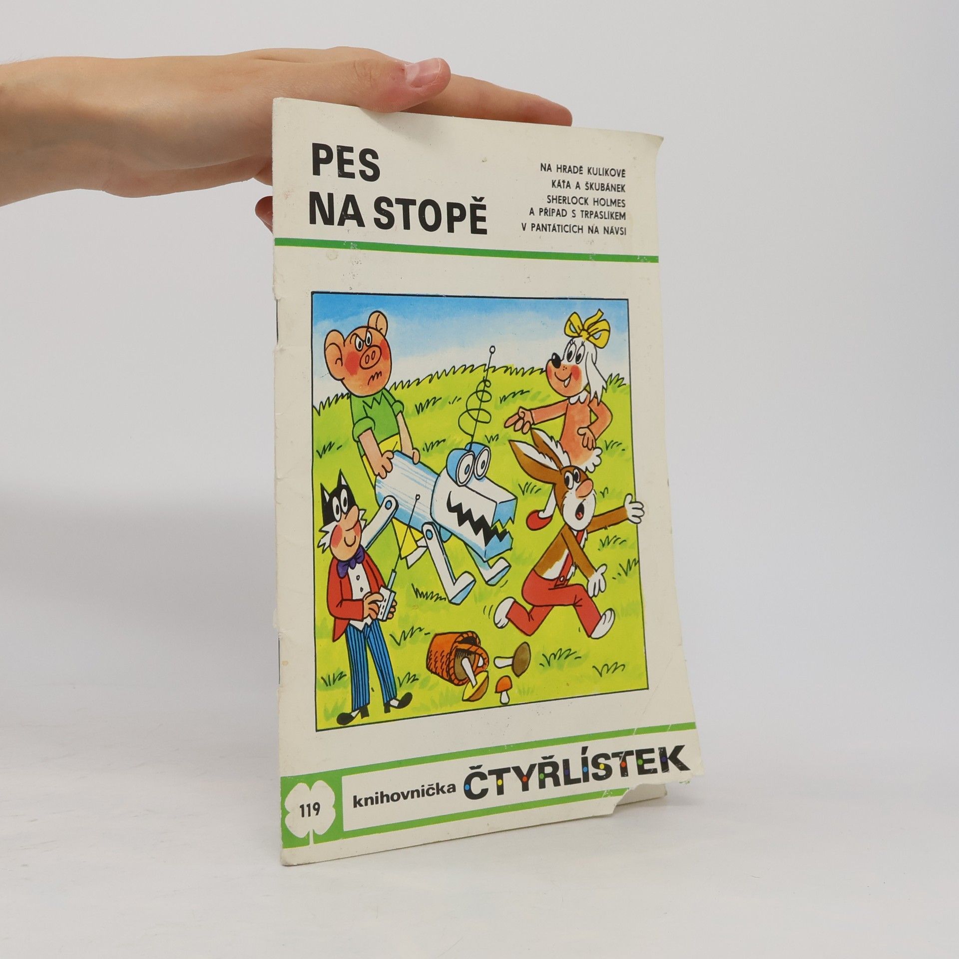Ljuba Štíplová Čtyřlístek 119. Pes na stopě