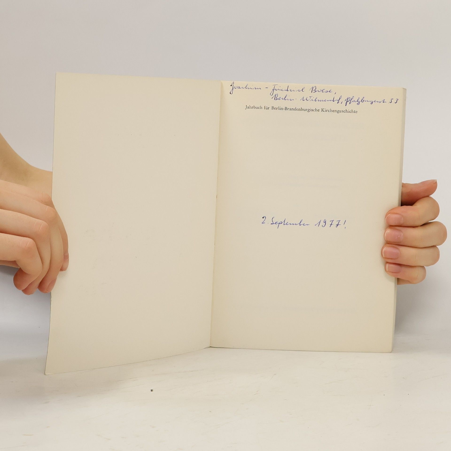 Autorenkollektiv Jahrbuch für Berlin-Brandenburgische Kirchengeschichte