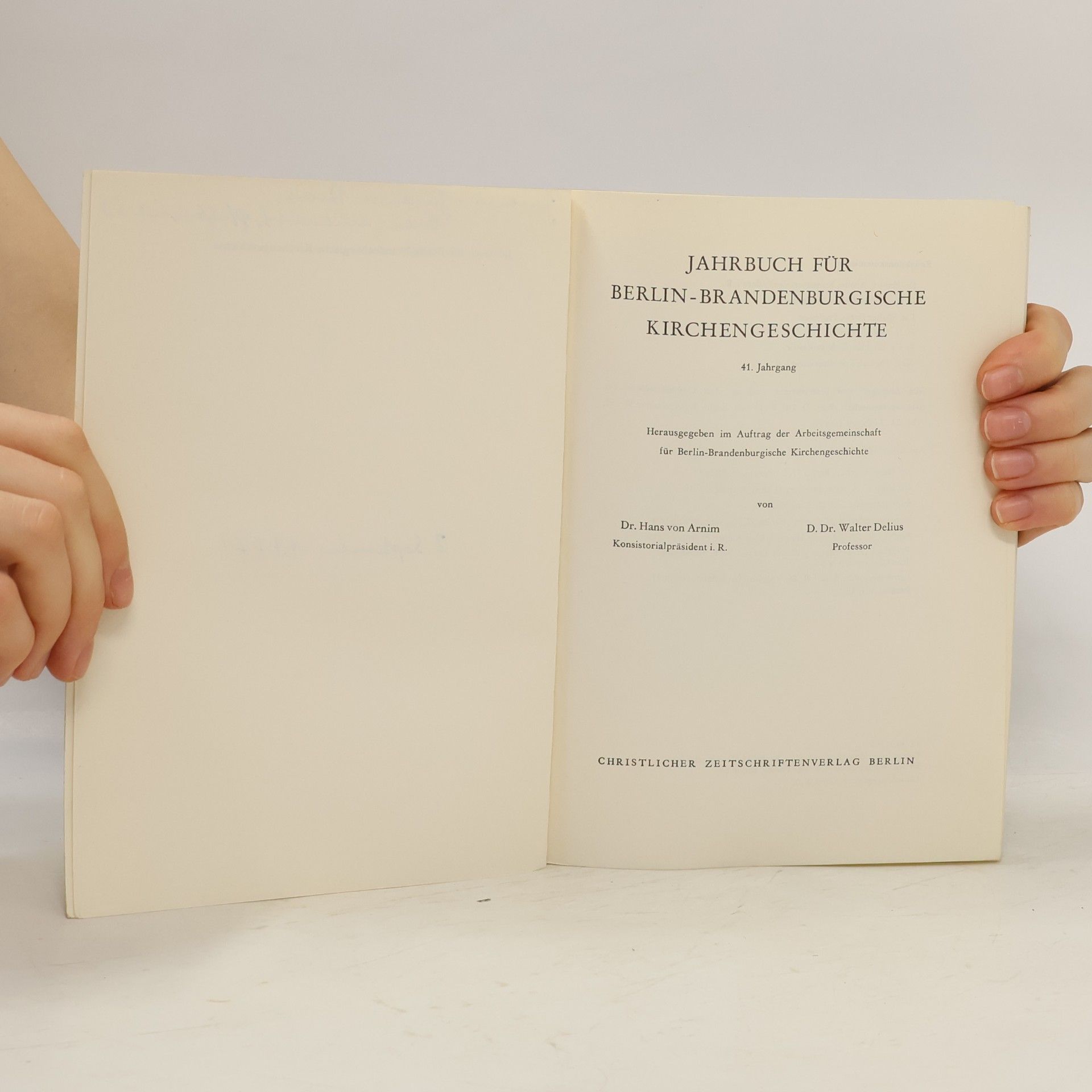 Autorenkollektiv Jahrbuch für Berlin-Brandenburgische Kirchengeschichte
