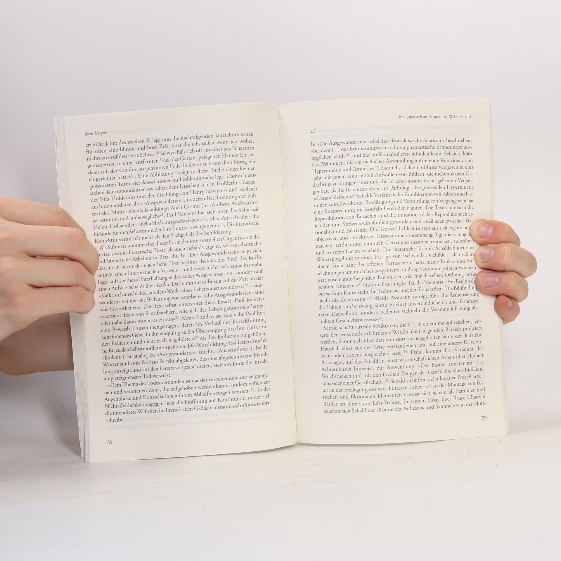 Heinz Ludwig Arnold W. G. Sebald. Text + Kritik