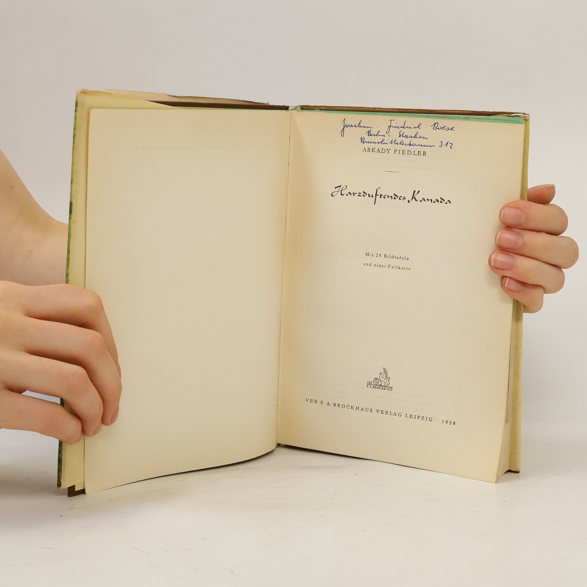 Arkady Fiedler Das nach Harz Duftende Kanada