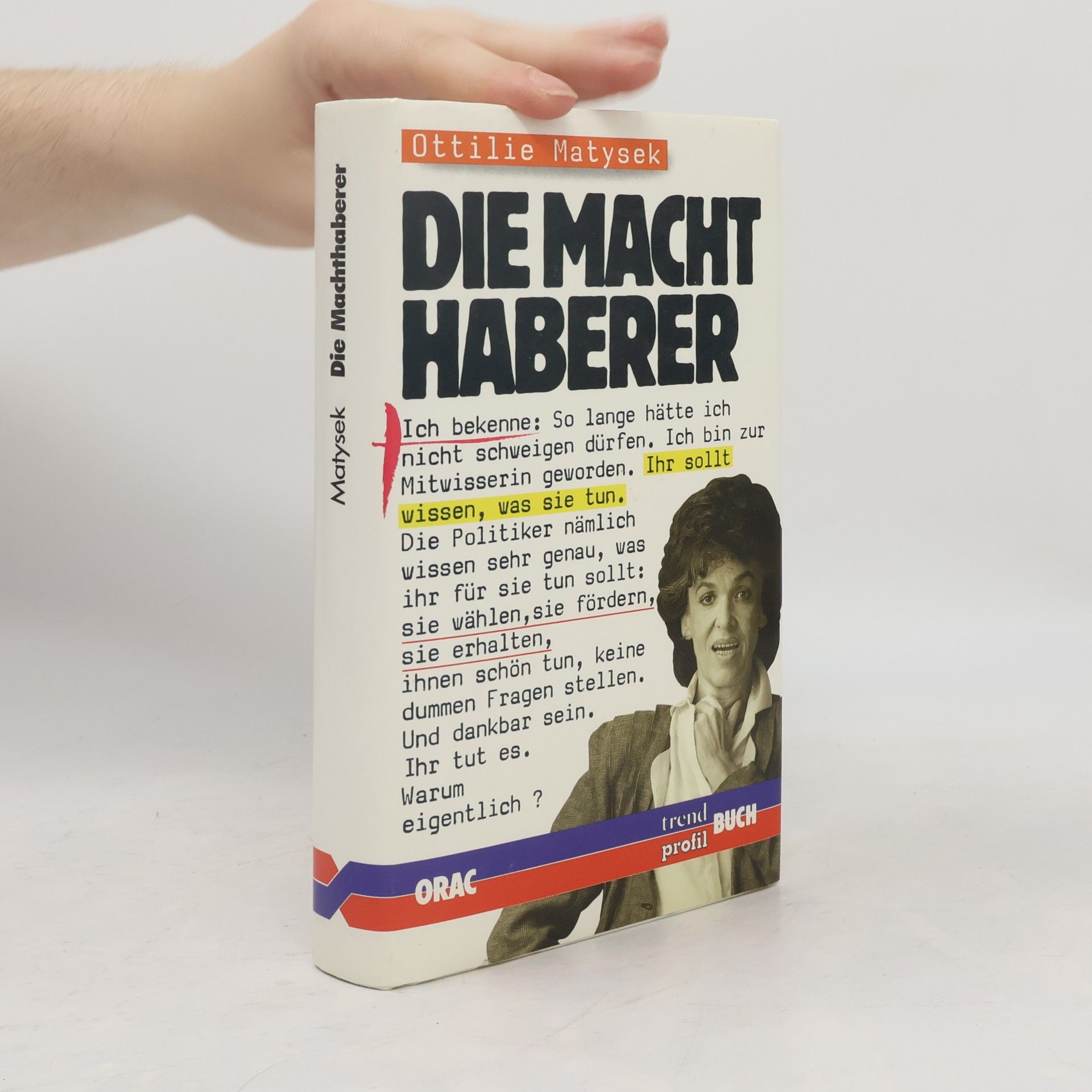 Ottilie Matysek Die Machthaberer
