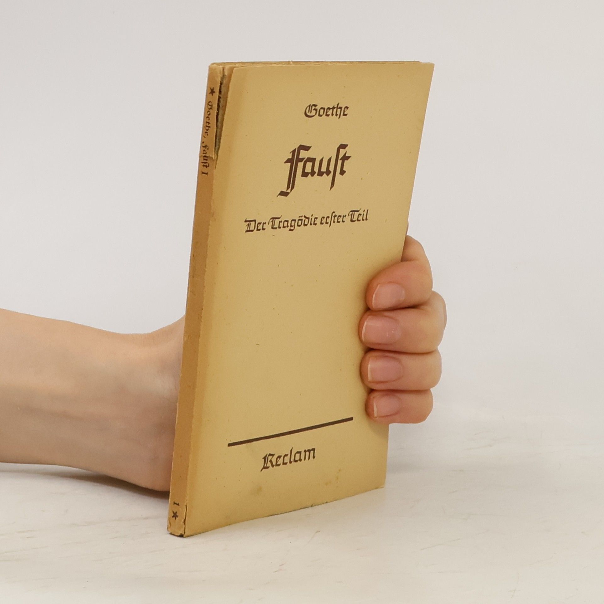 Johann Wolfgang von Goethe Faust: Der Tragödie erster Teil