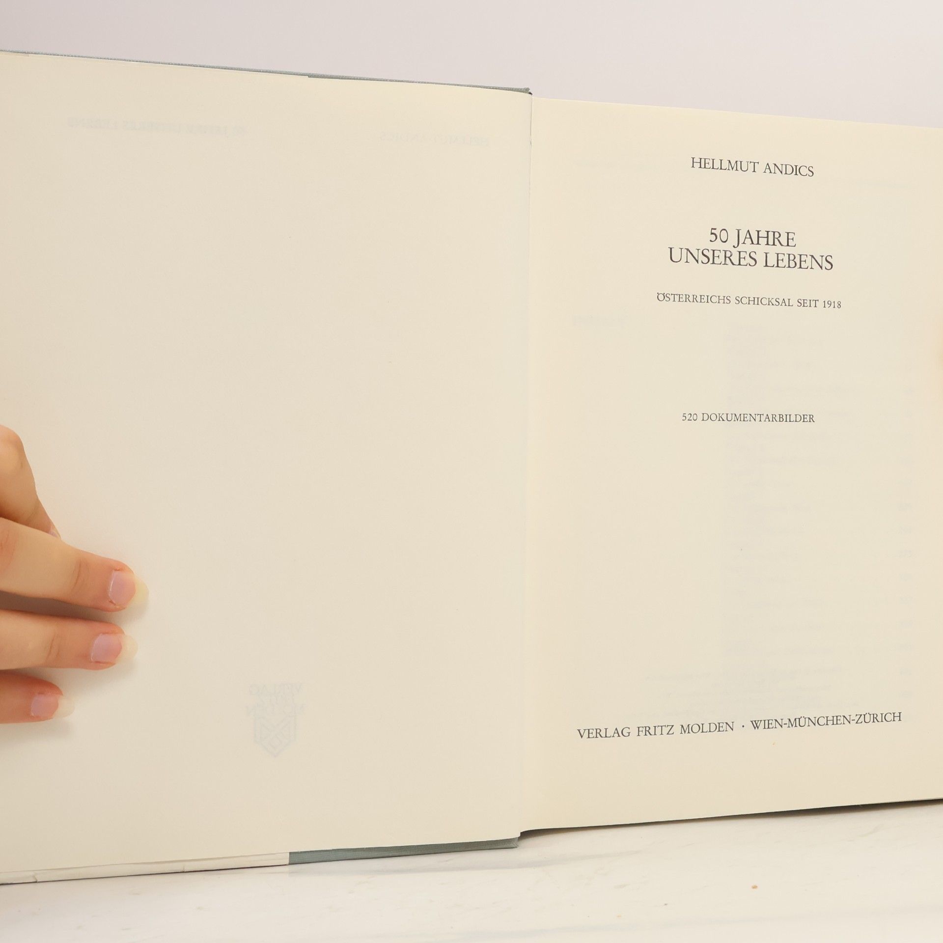 Hellmut Andics 50 Jahre unseres Lebens