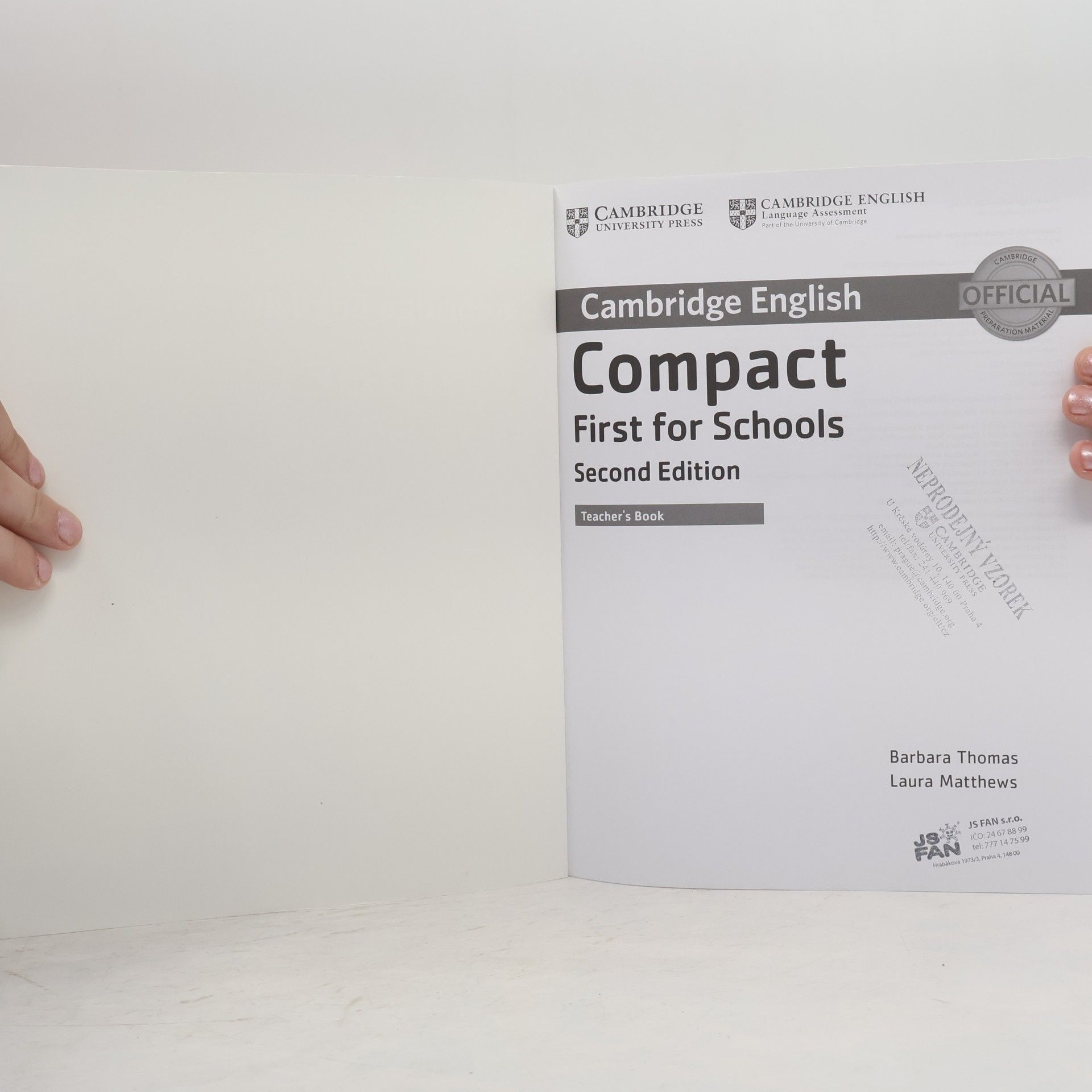 Barbara Thomas Cambridge English: Compact First for Schools Teacher's Book