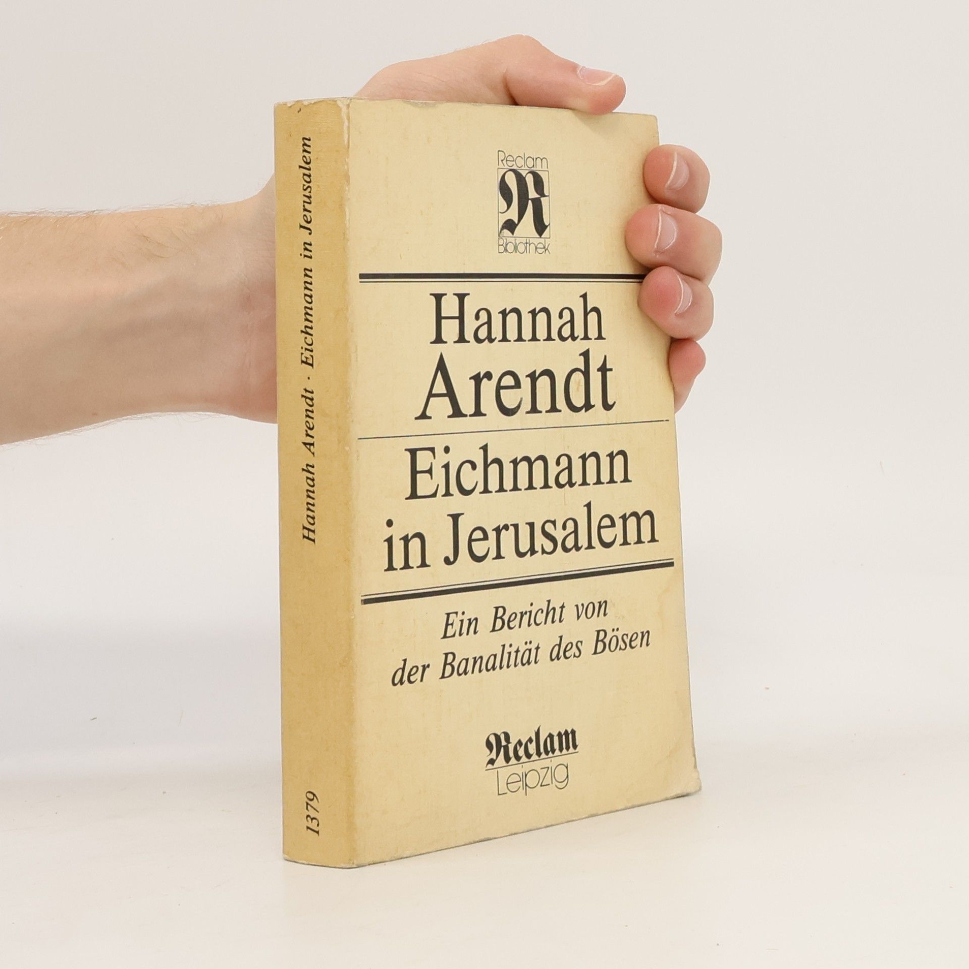 Hannah Arendt Eichmann in Jerusalem