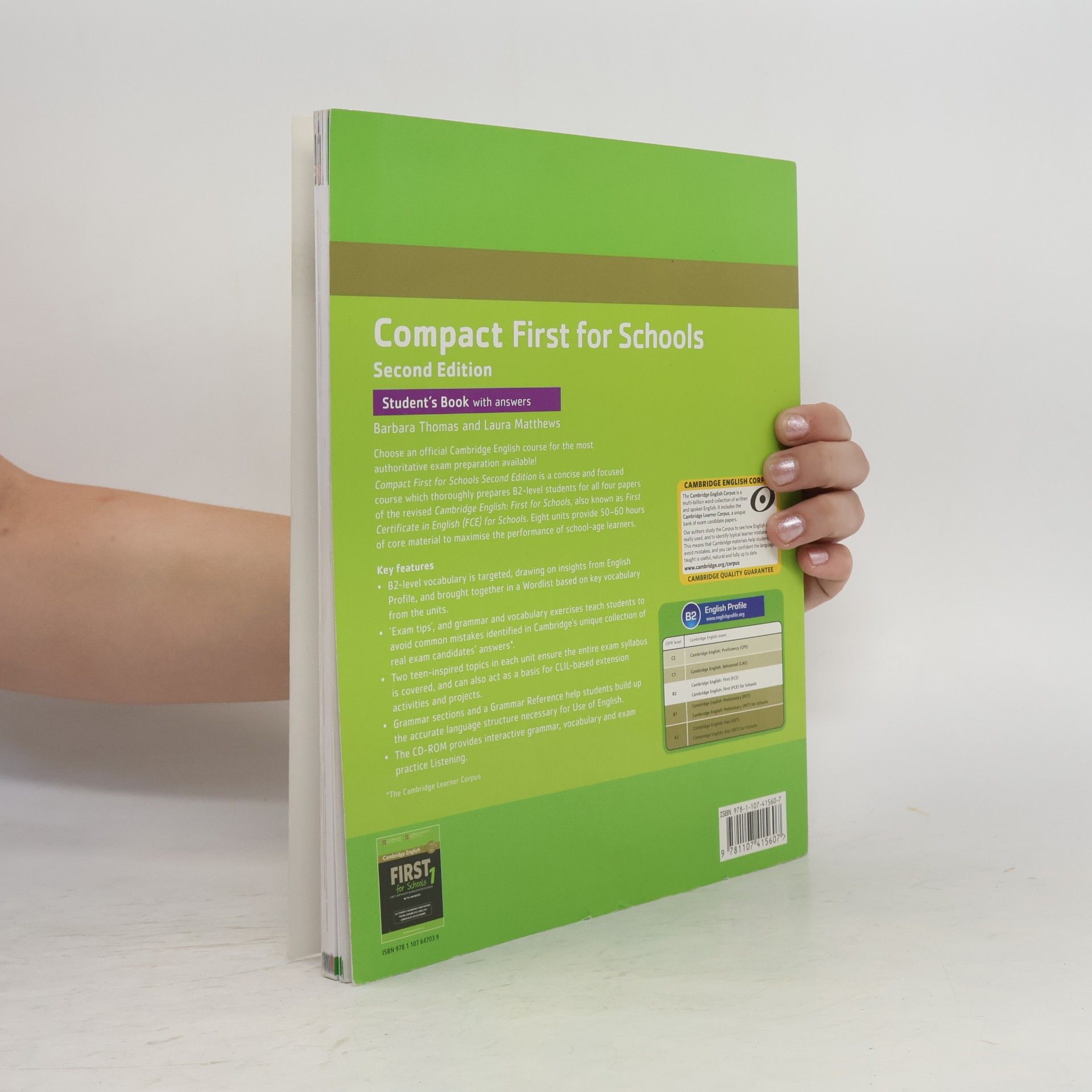 Barbara Thomas Compact : first for schools. Student's book with answers
