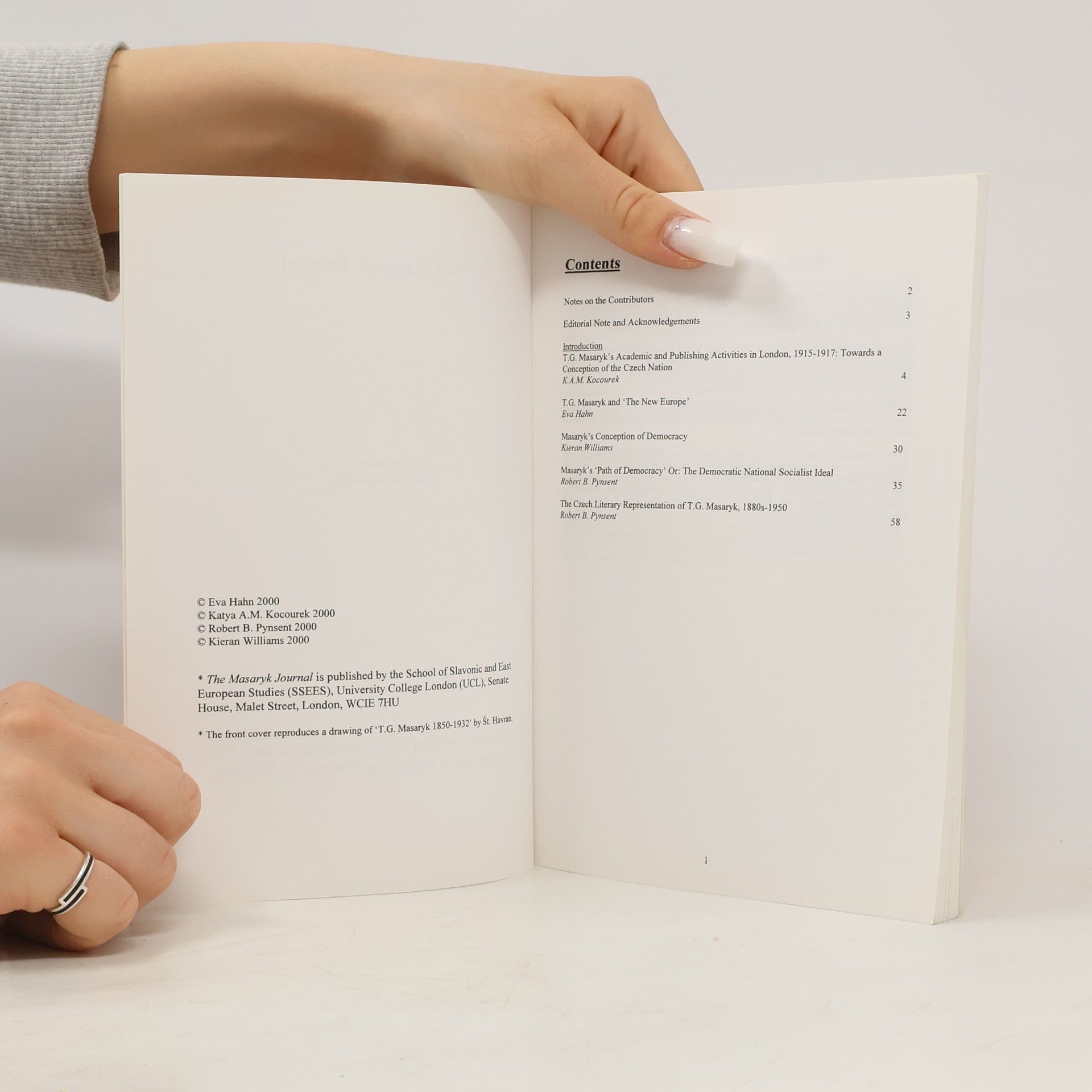 Autorenkollektiv The Masaryk Journal