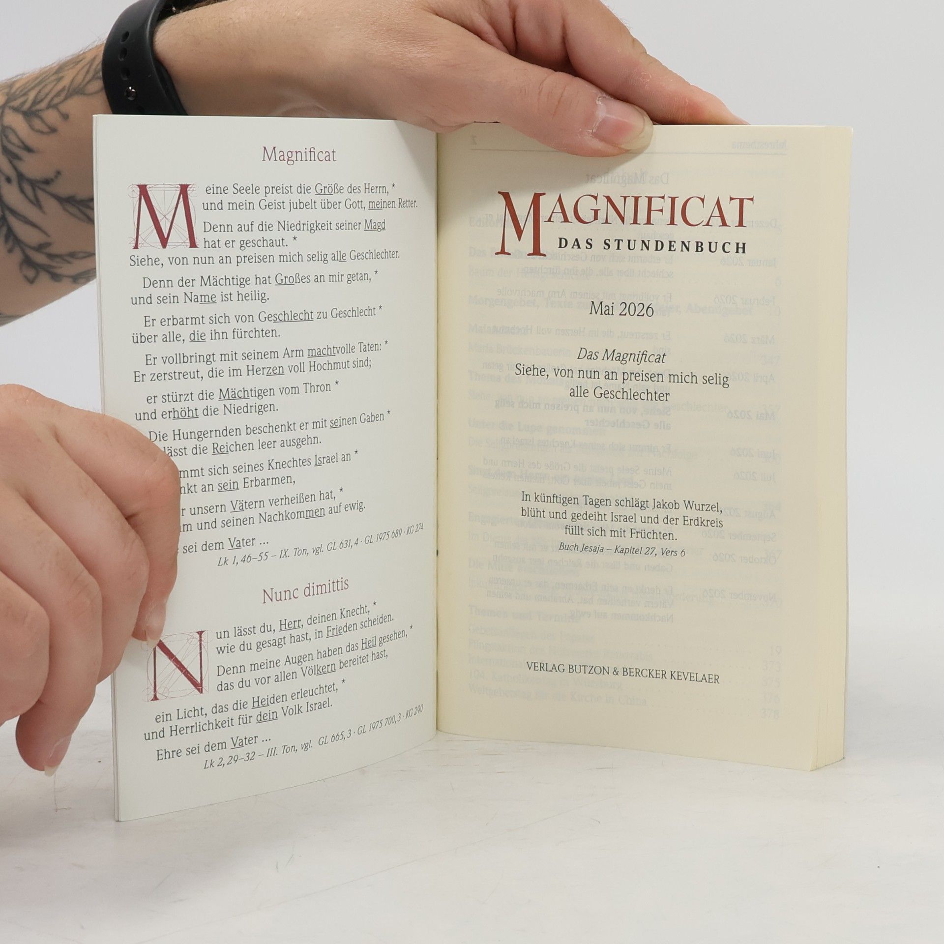 Various authors Magnificat. Das Studenbuch