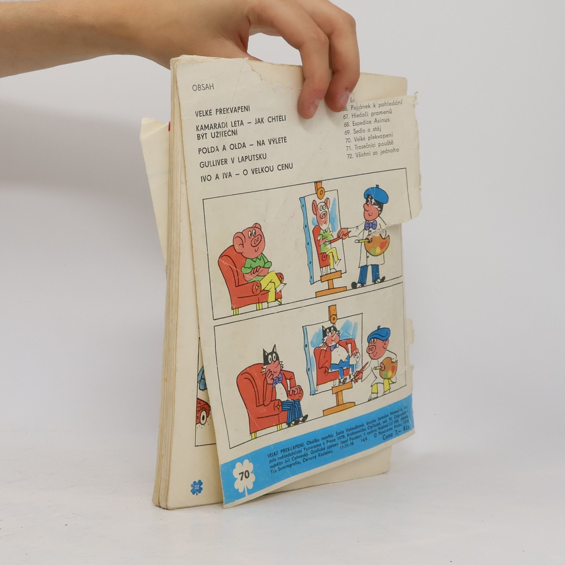 Various authors Čtyřlístek 70. Velké překvapení