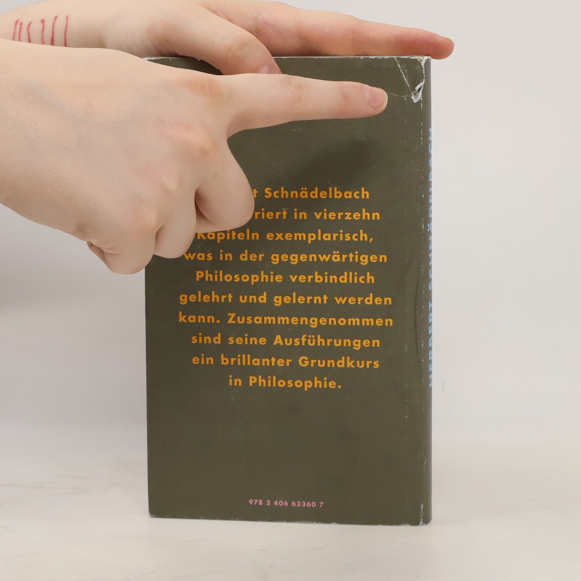 Herbert Schnädelbach Was Philosophen wissen und was man von ihnen lernen kann