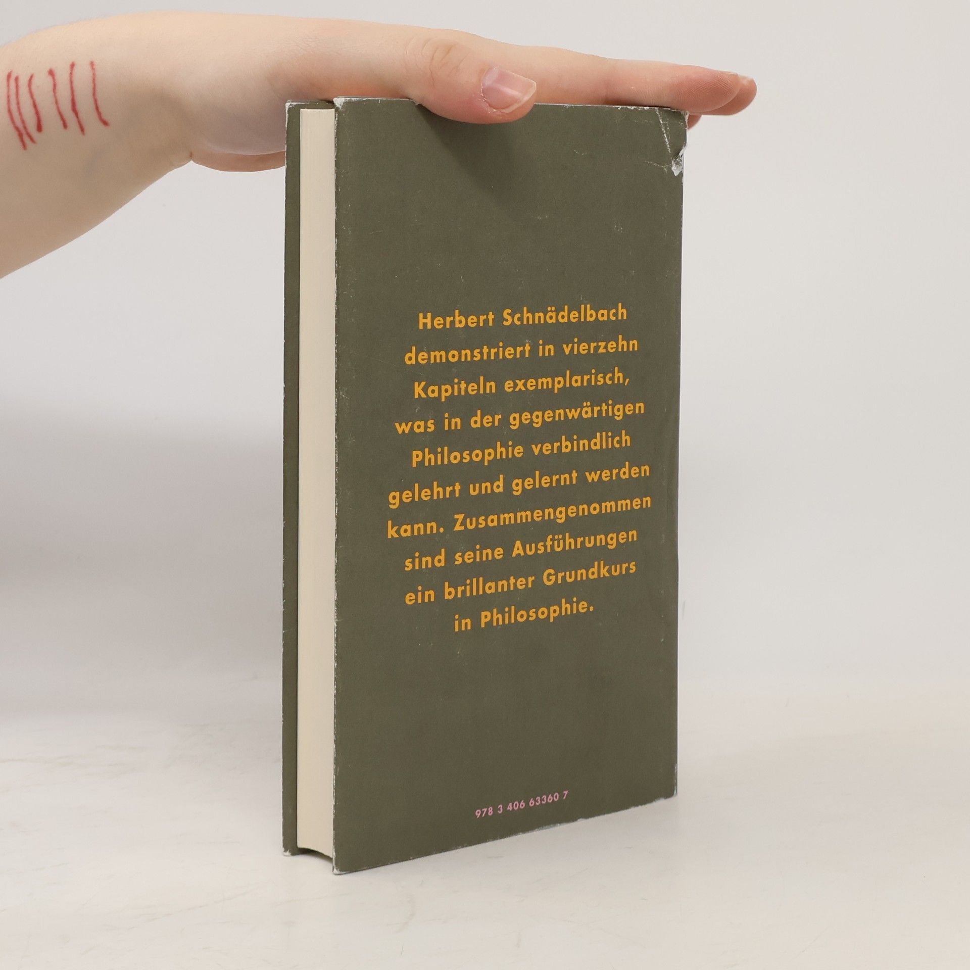 Herbert Schnädelbach Was Philosophen wissen und was man von ihnen lernen kann