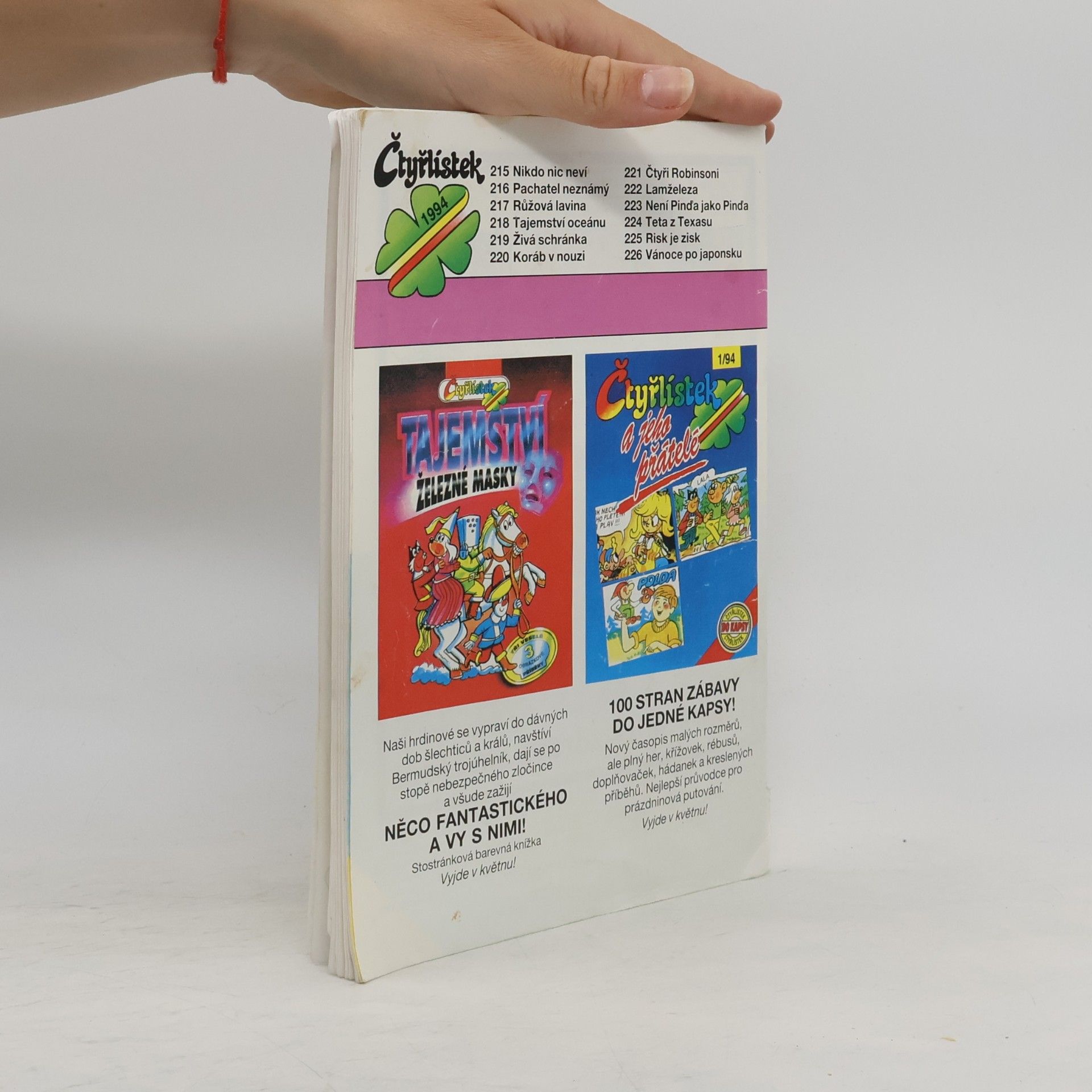 Autorenkollektiv Čtyřlístek 218. 4/1994 Tajemství oceánu
