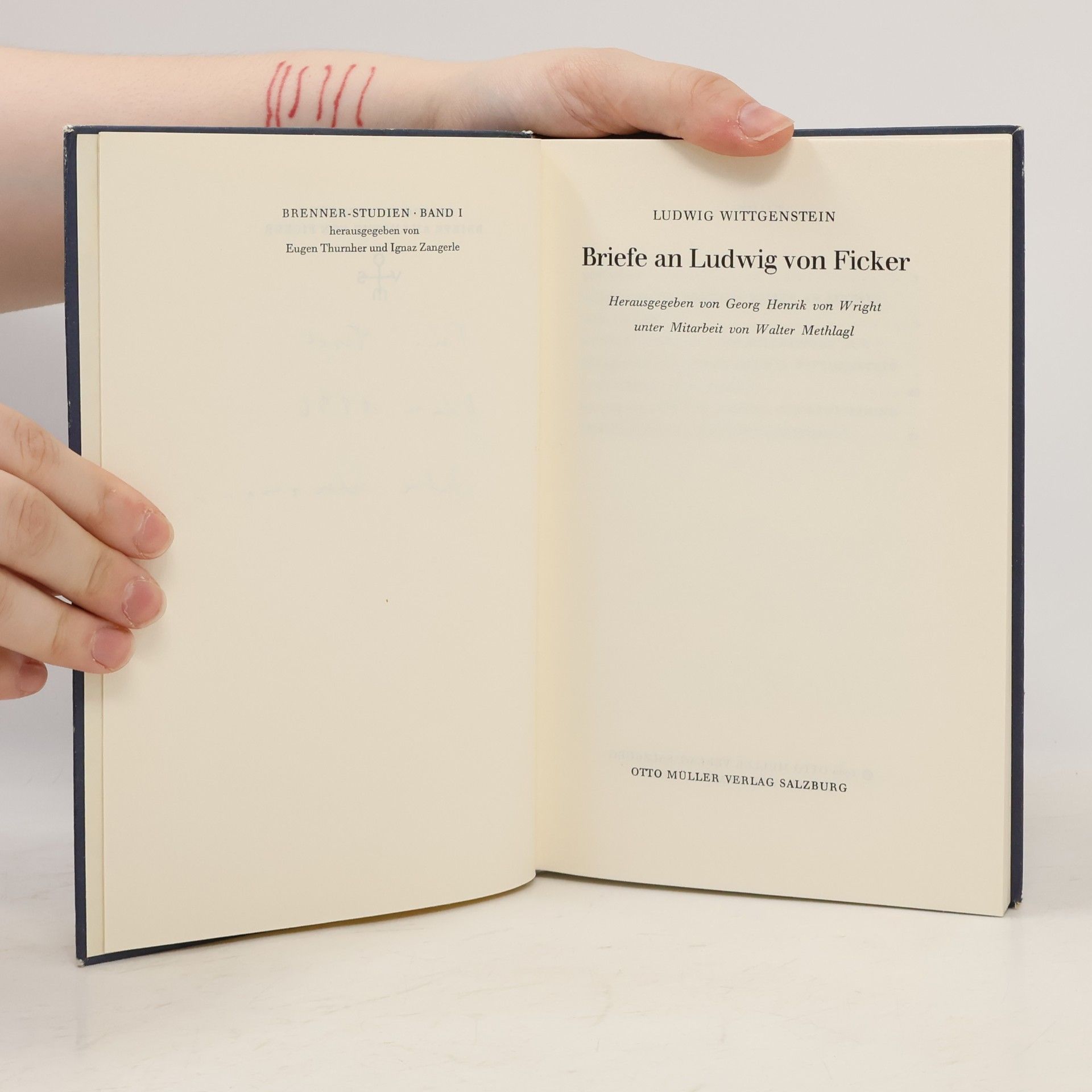 Ludwig Wittgenstein Briefe an Ludwig von Ficker
