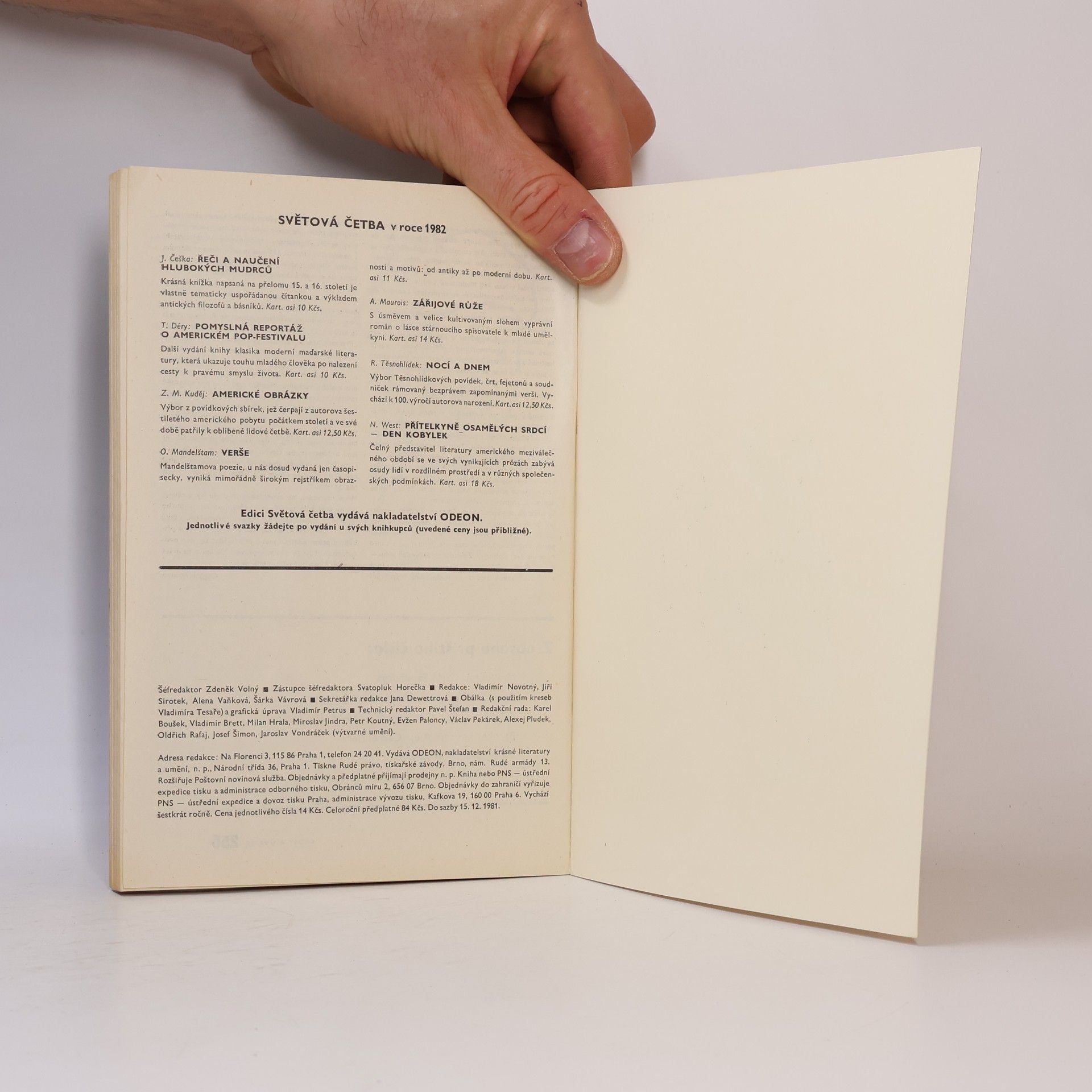 Autores varios Světová literatura 2/82