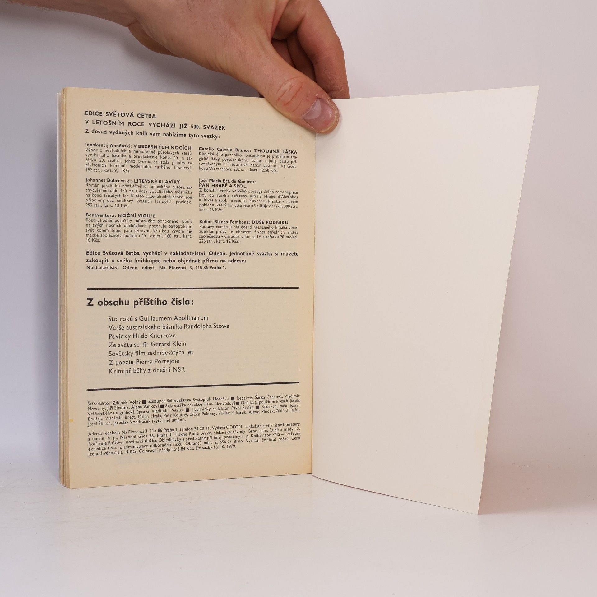 Autores varios Světová literatura 1/80
