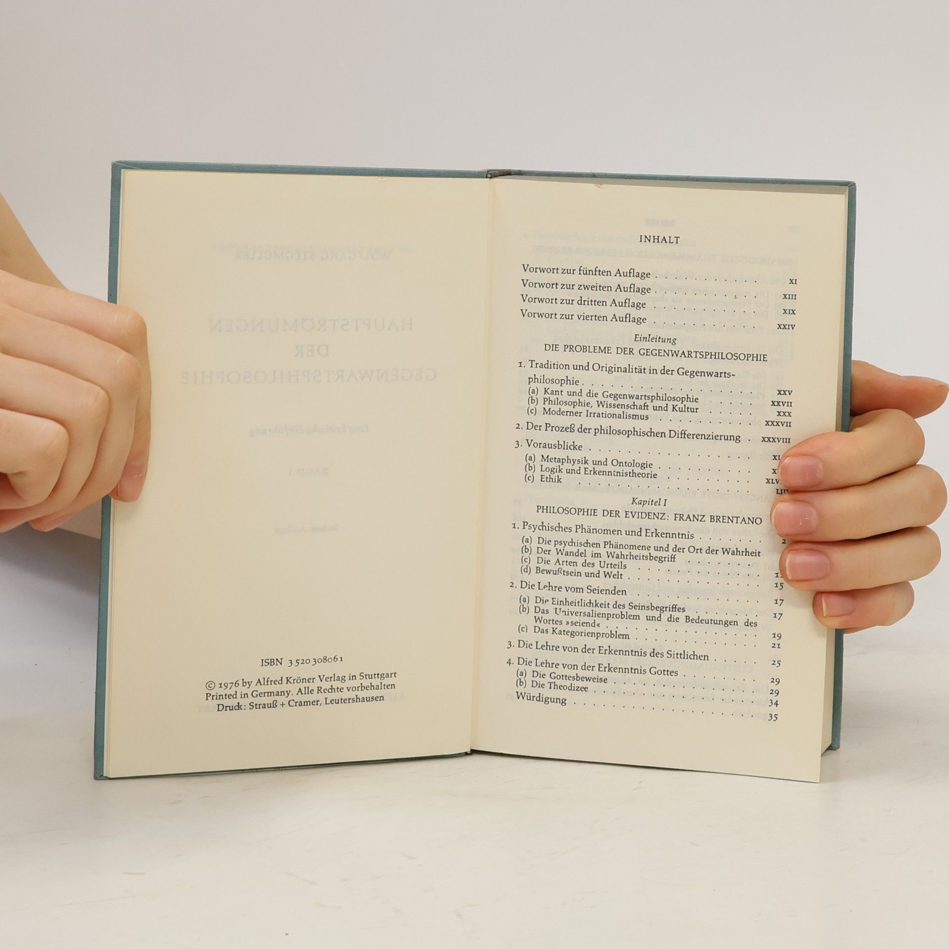 Wolfgang Stegmüller Hauptströmungen der Gegenwartsphilosophie