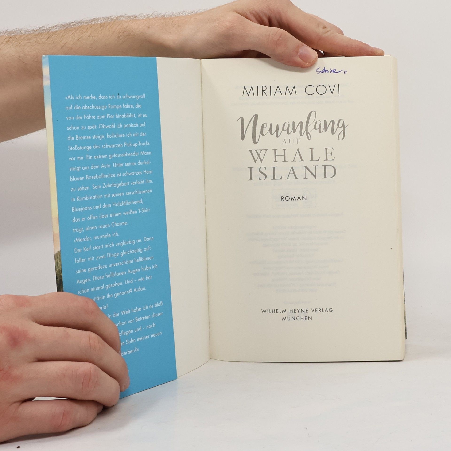 Miriam Covi Neuanfang auf Whale Island