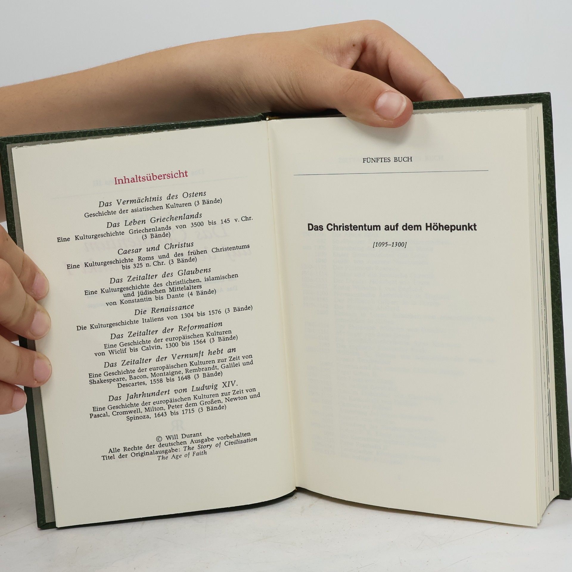Will Durant Kulturgeschichte der Menschheit 12