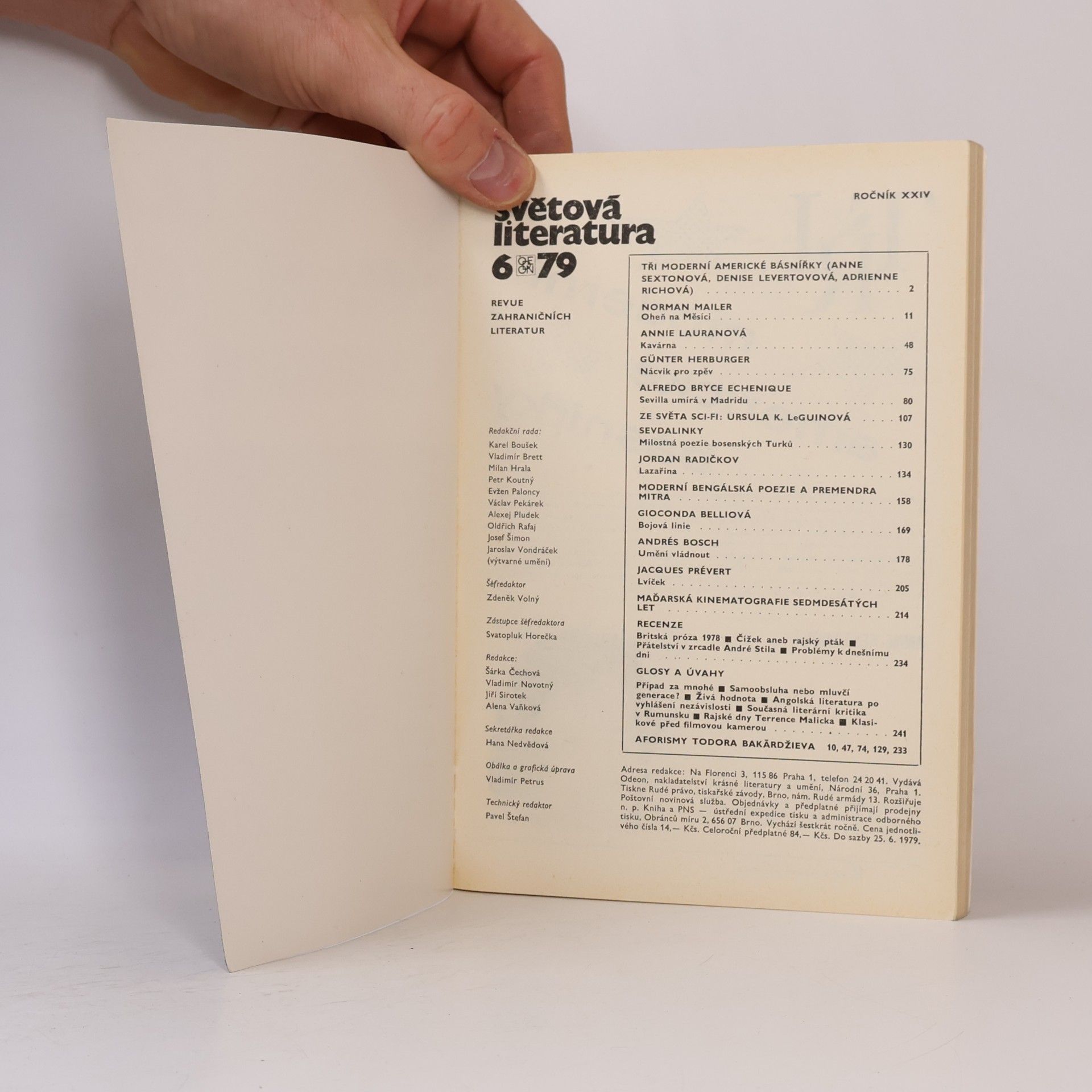 Autores varios Světová literatura 6/79