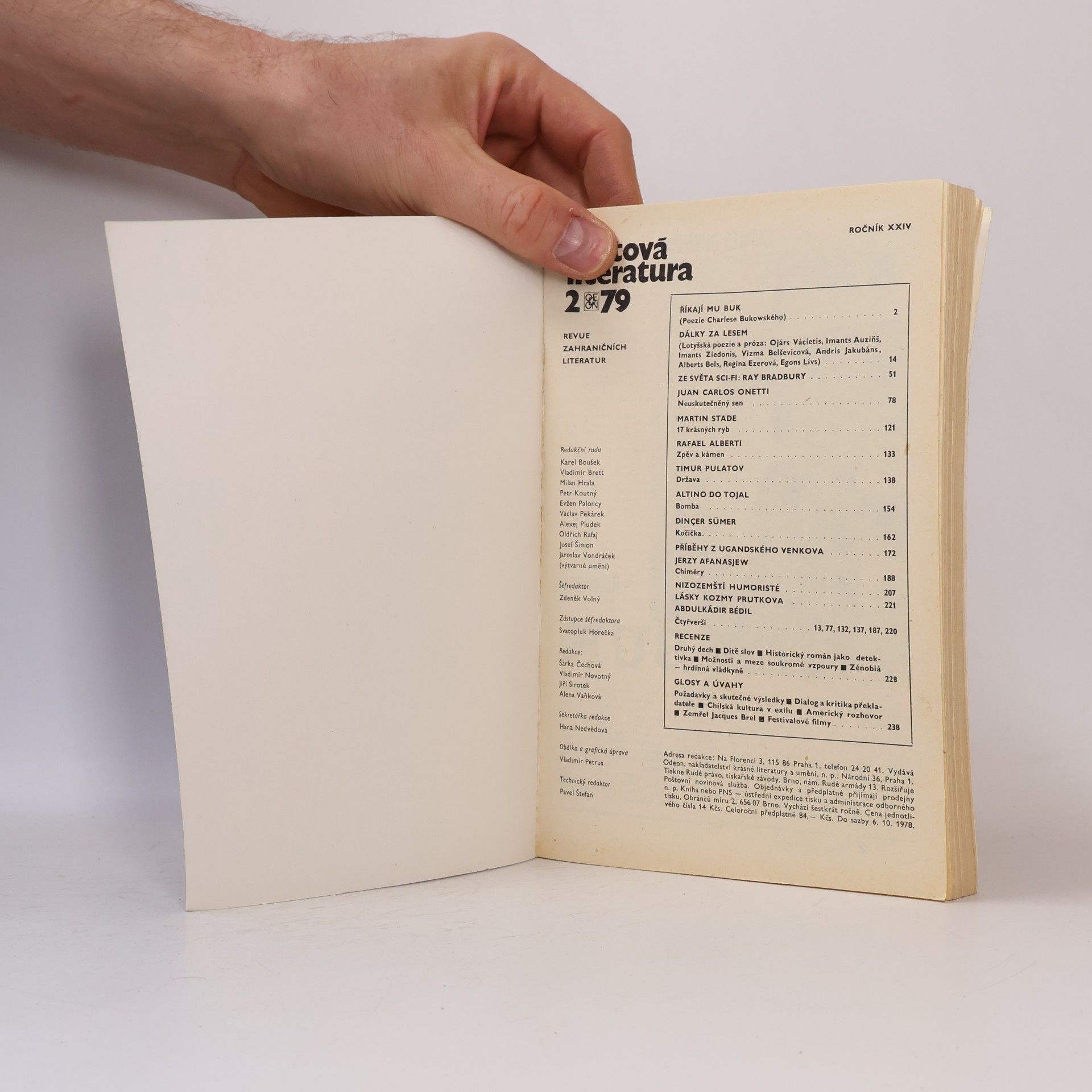 Autores varios Světová literatura 2/1979