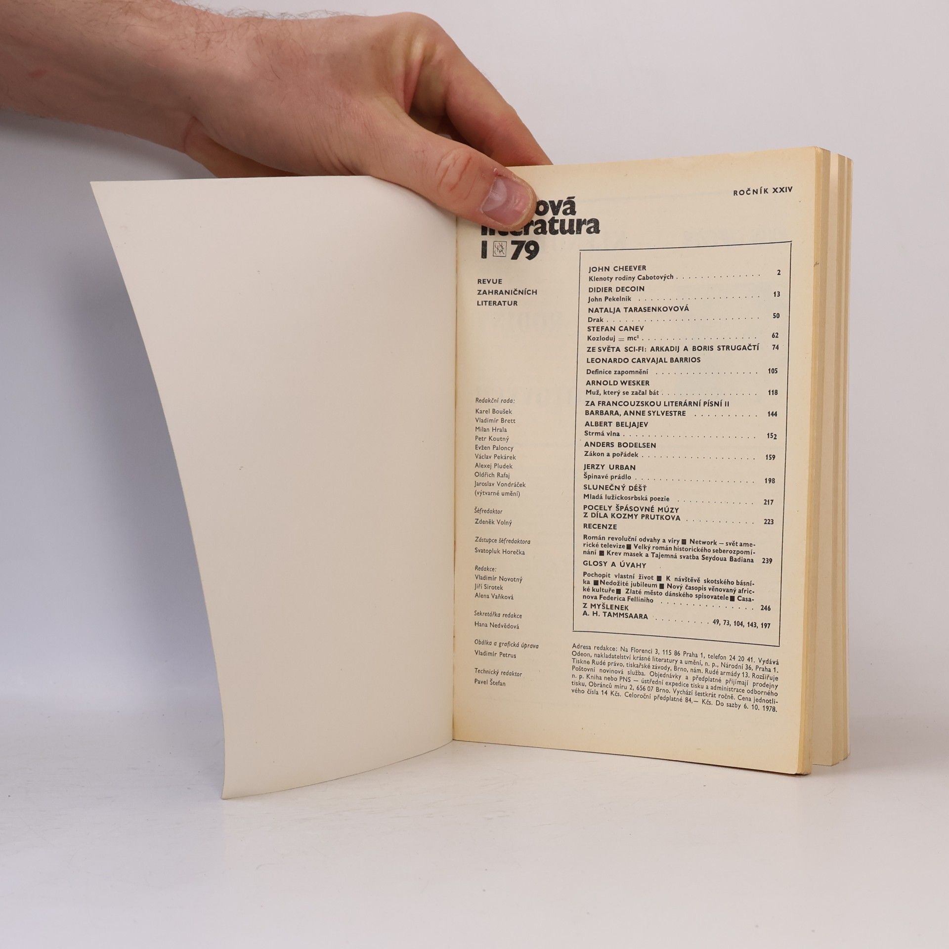 Autores varios Světová literatura 1/79