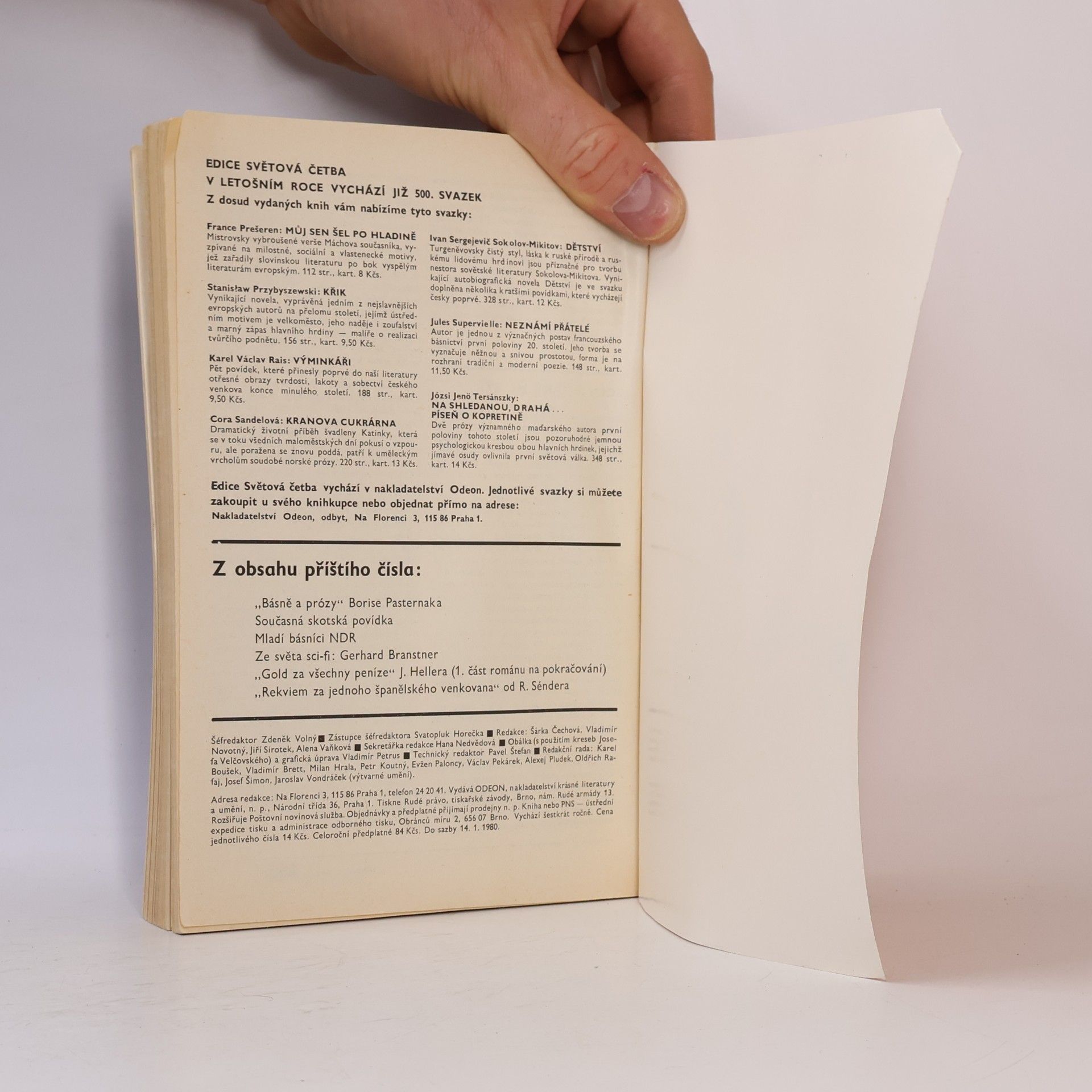 Autores varios Světová literatura 3/80