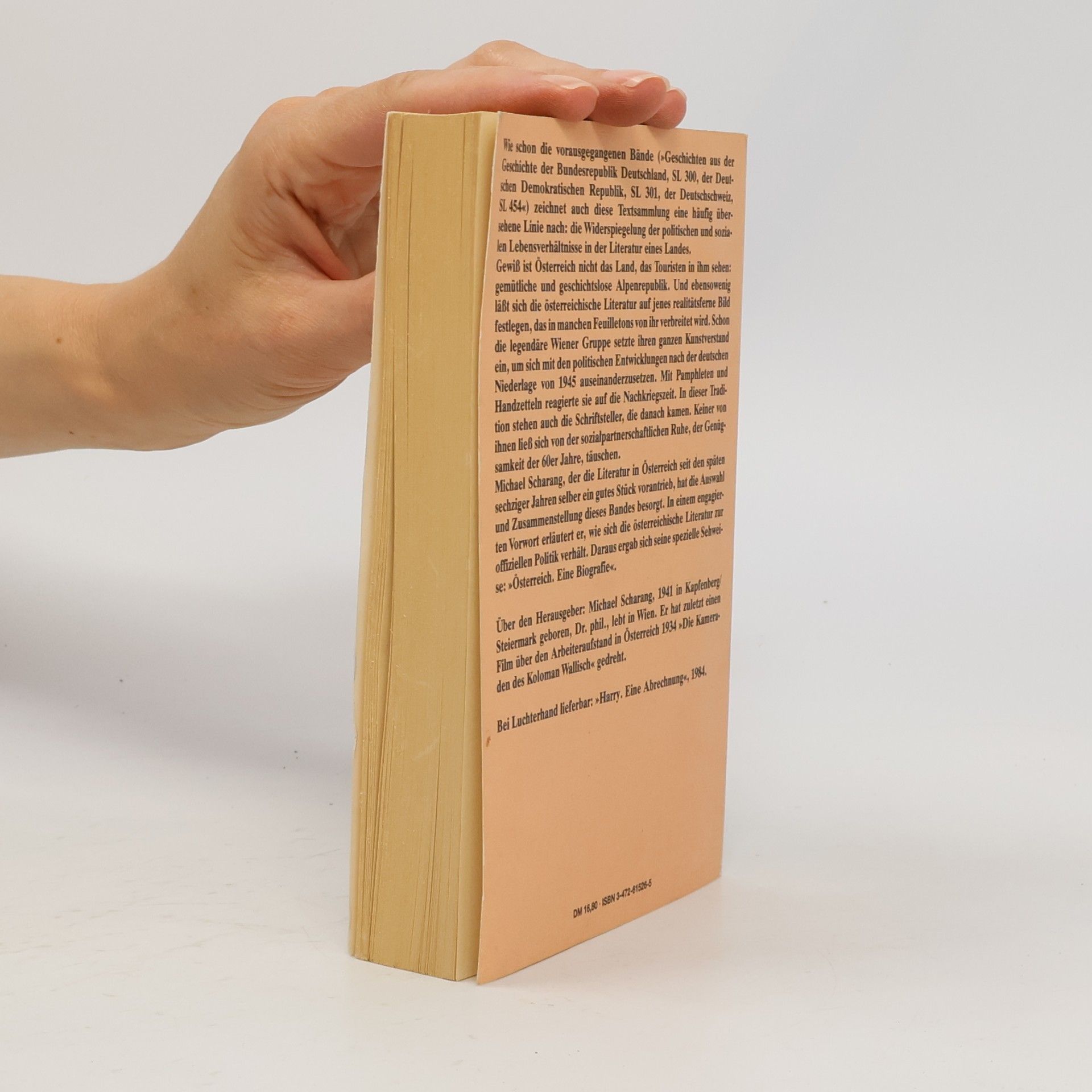 Michael Scharang Geschichten aus der Geschichte Österreichs 1945-1983